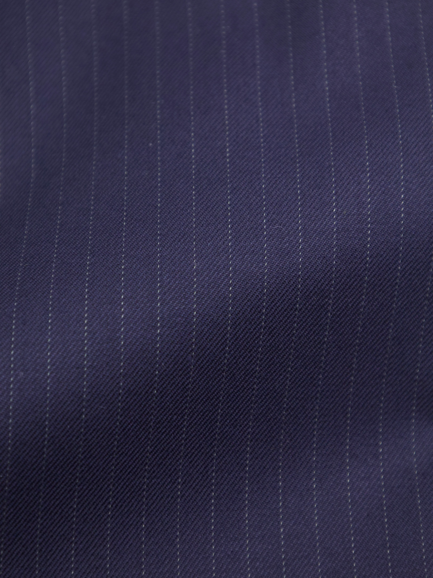 Canali Midnight Blue Pinstripe Trousers