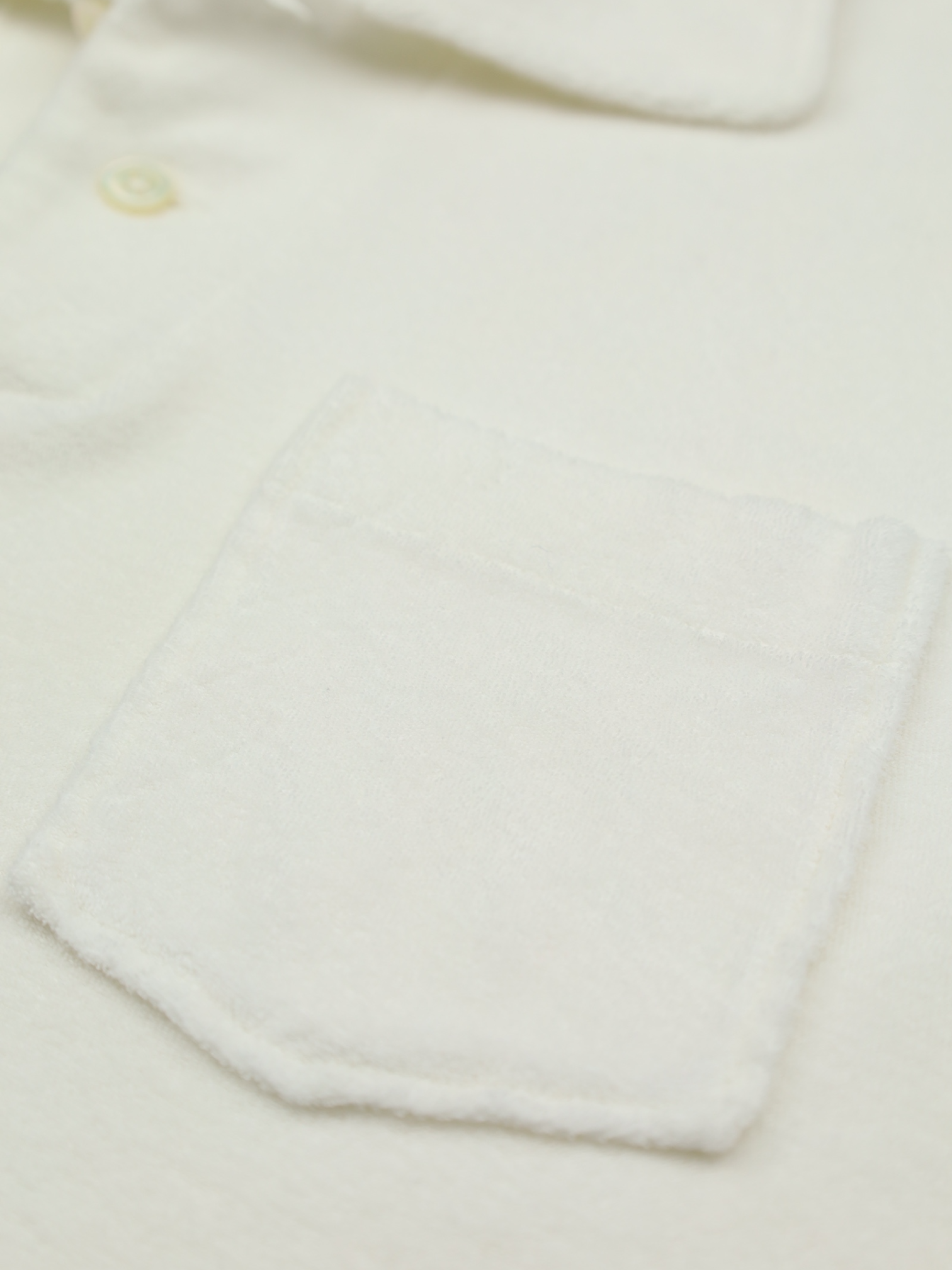 Tom Ford White Towelling Cotton Polo