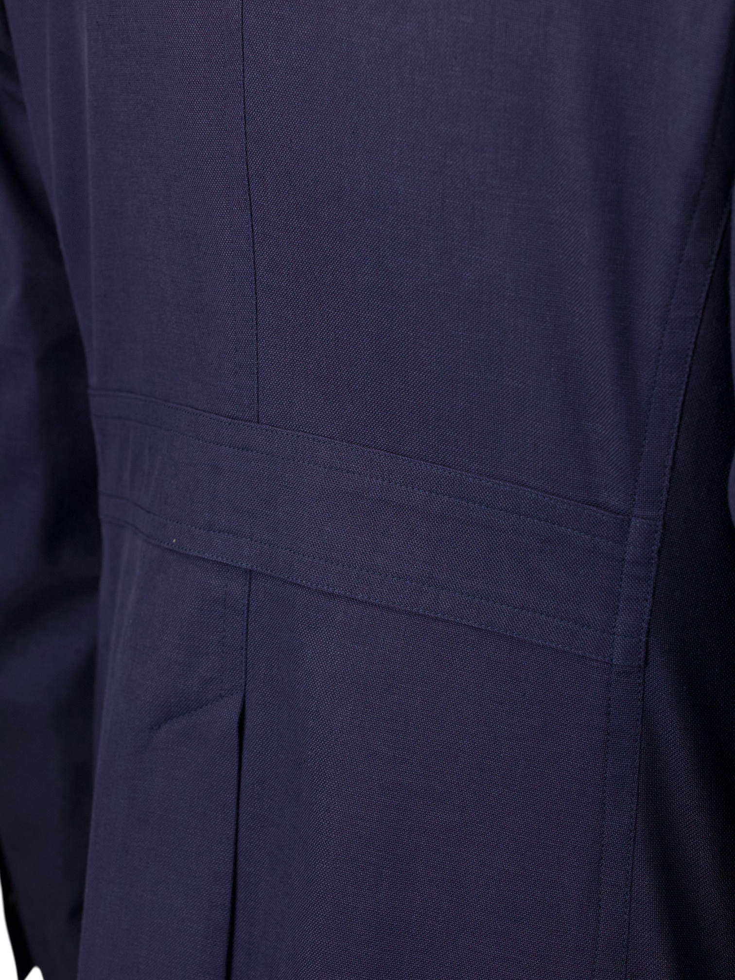 Tom Ford Dark Blue Linen, Wool & Silk Urban-Safari Jacket