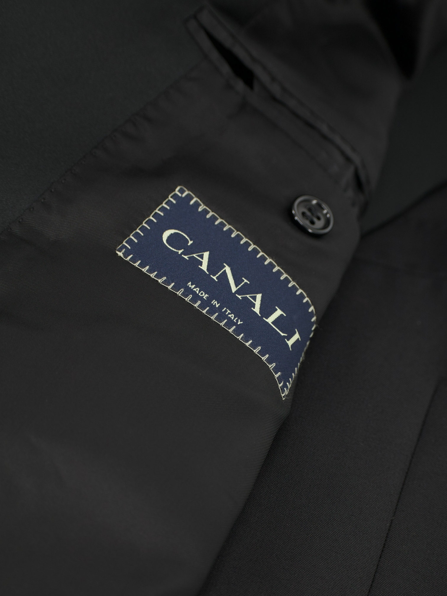 Canali Black Fine-Wool Classic Tuxedo