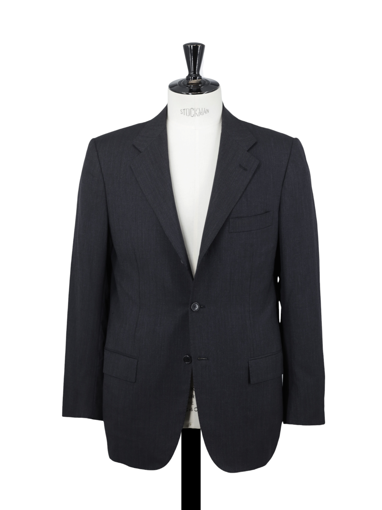 Kiton Dark Grey Super 150's "Diamante Blu" Pinpoint Suit