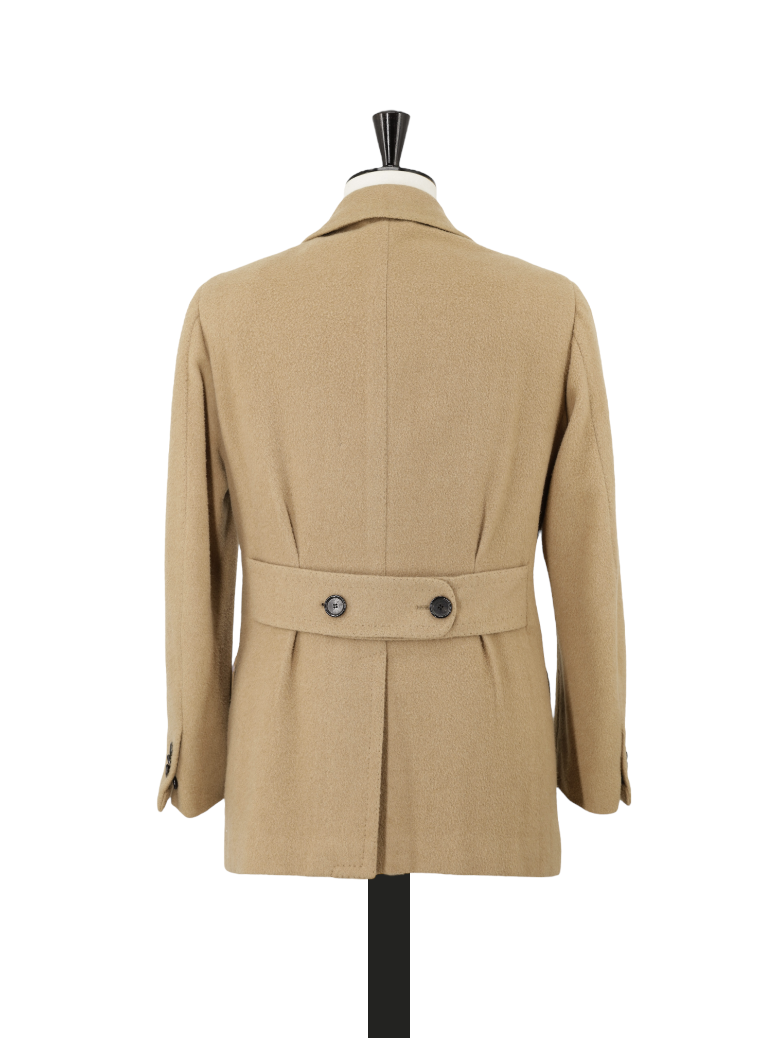 Cesare Attolini Brown Pure Camel Sartorial Peacoat