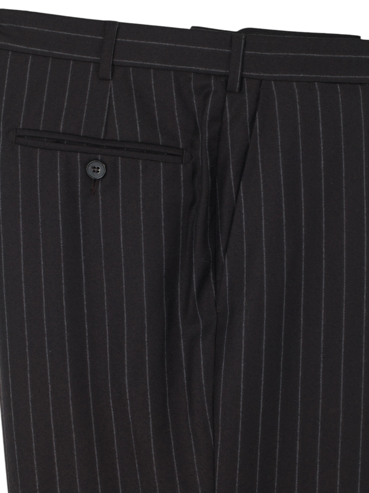 Ermenegildo Zegna Dark Brown "Heritage" Wool-Flannel Chalkstripe Suit