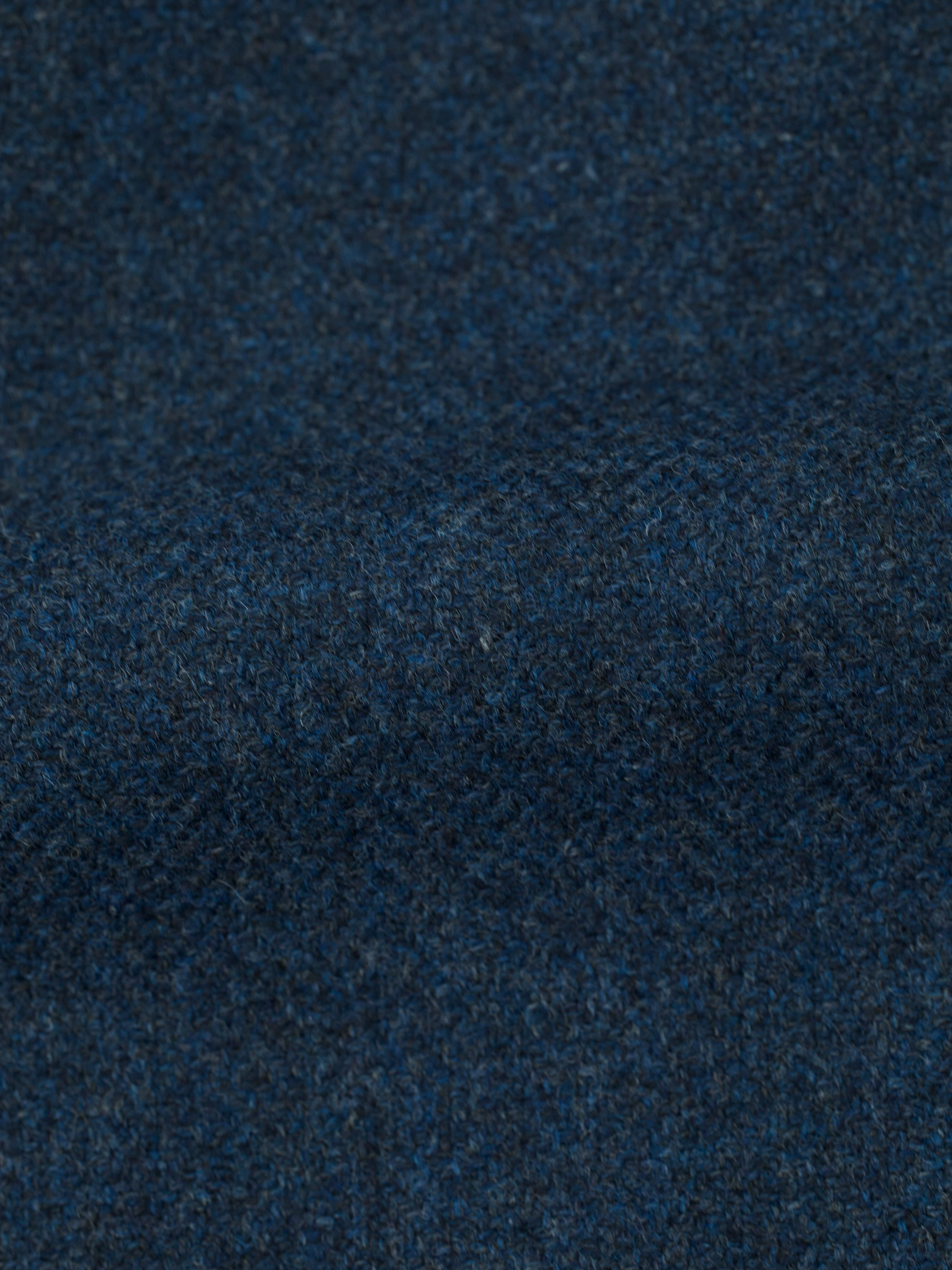 Orazio Luciano Dark Blue Plushy Wool & Cashmere Herringbone Jacket