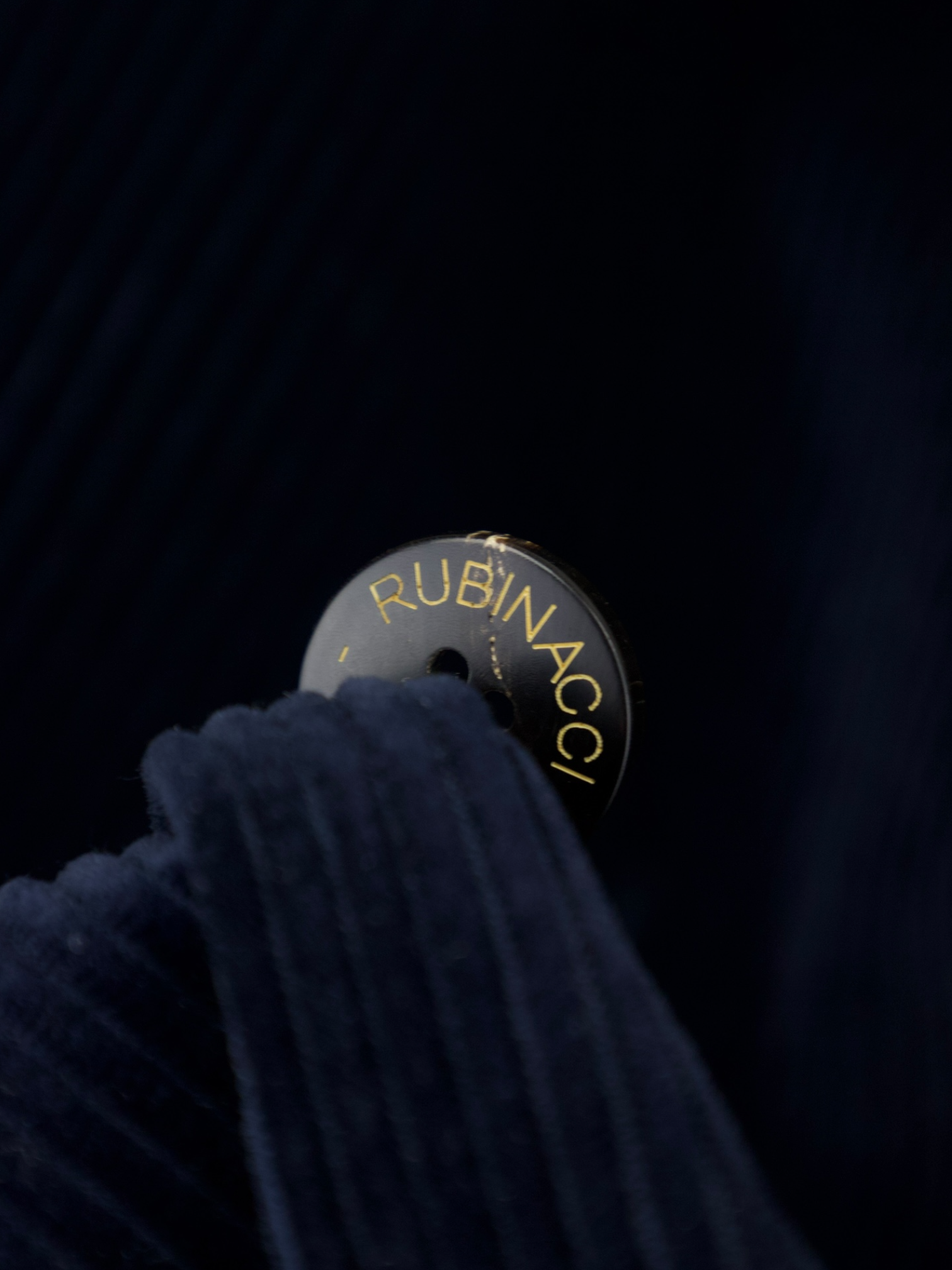 Rubinacci Dark Blue Cotton Corduroy Jacket