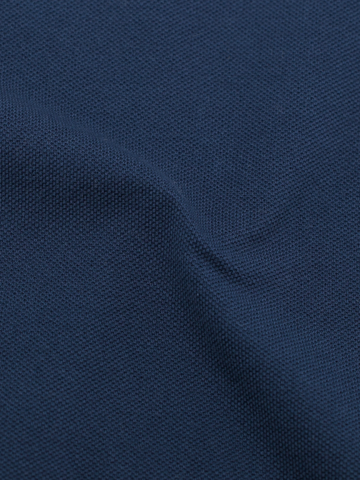 Loro Piana Dark Blue Lightweight Cotton-Pique Polo