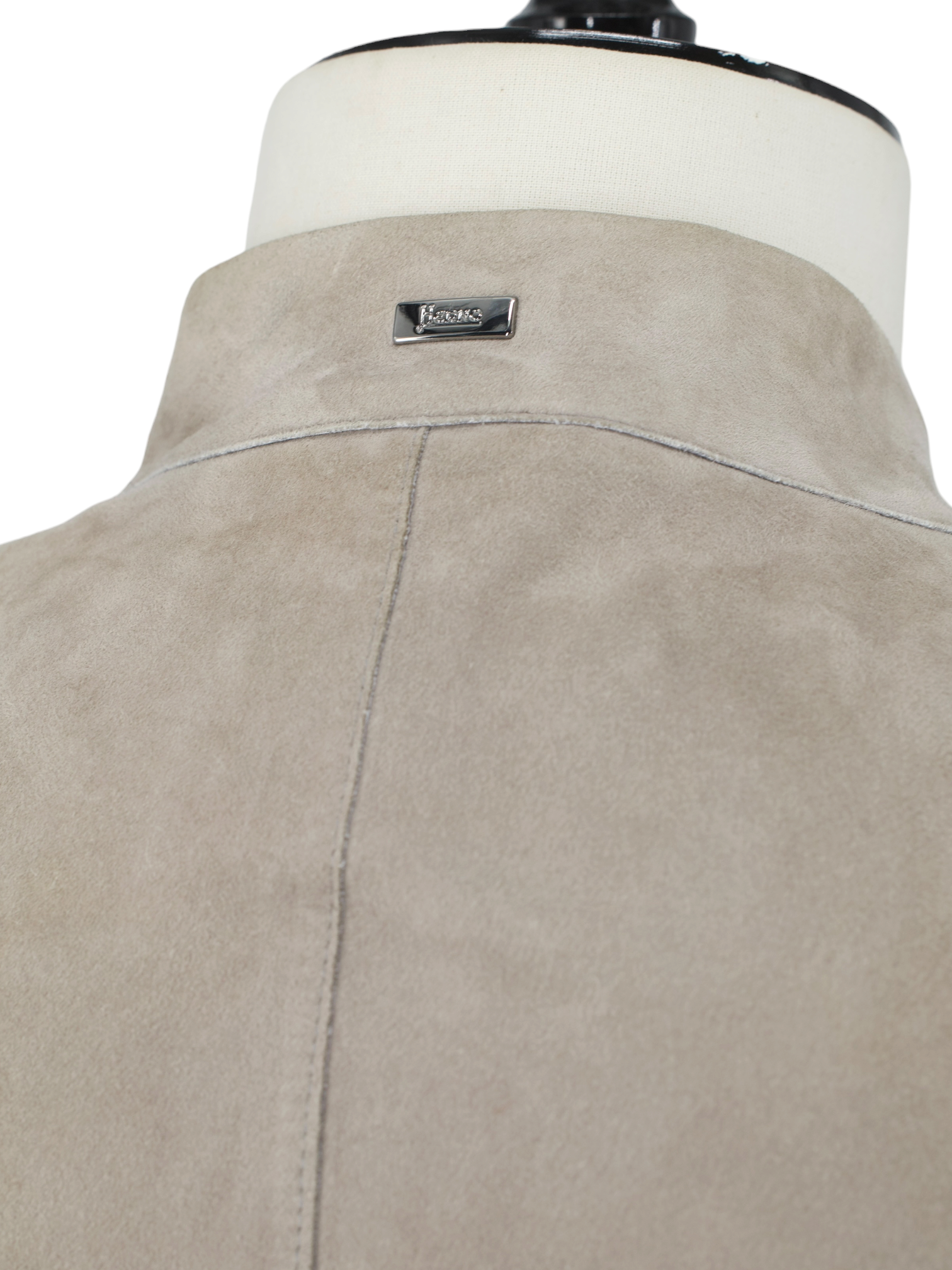Herno Light Brown Goat-Suede Bomberjacket