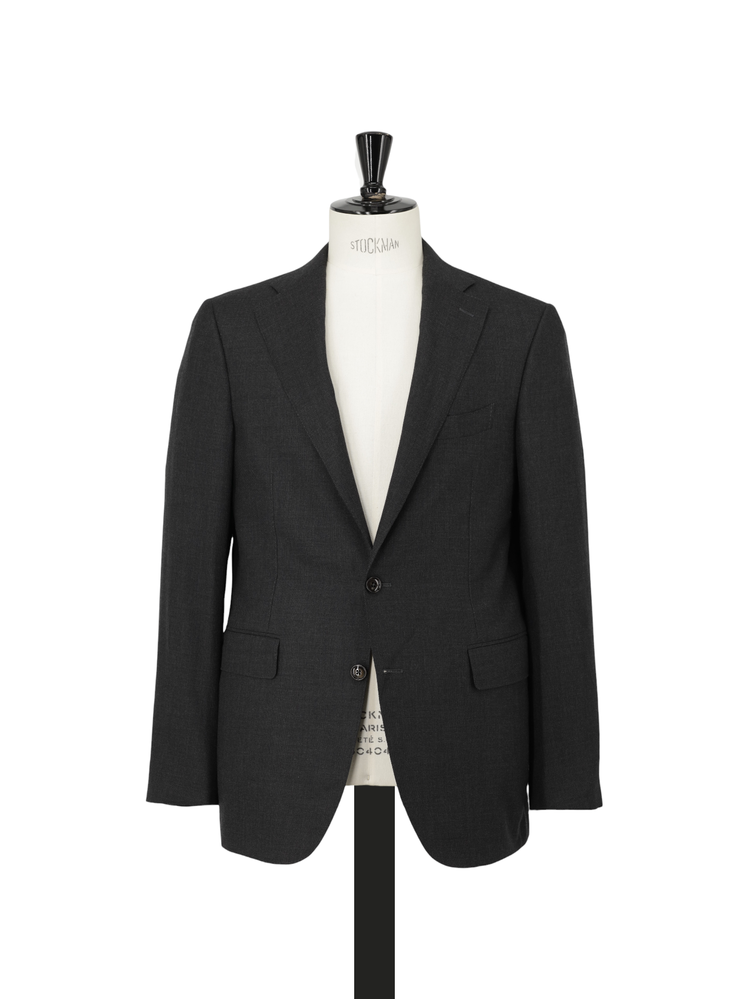 Canali Dark Grey Pure Cashmere "Travel" Birdseye Suit