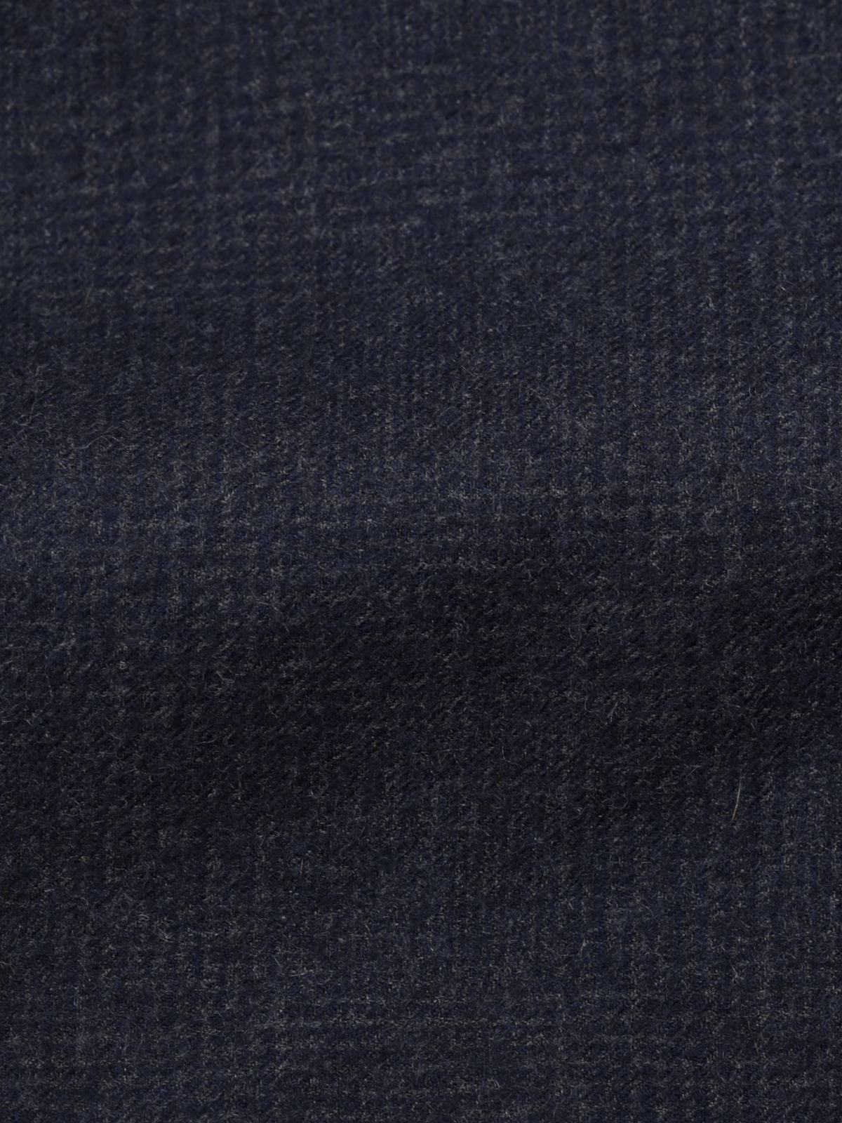 Loro Piana Navy Double-Faced Cashmere Glenplaid Jacket