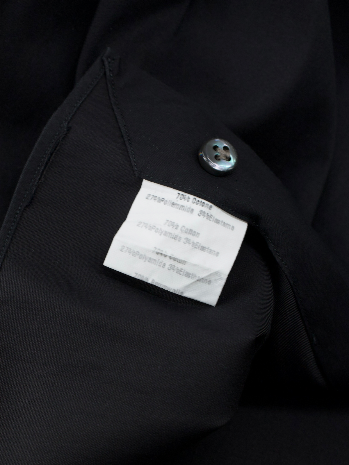 Emanuele Maffeis Black Cotton-Stretch Dress Shirt