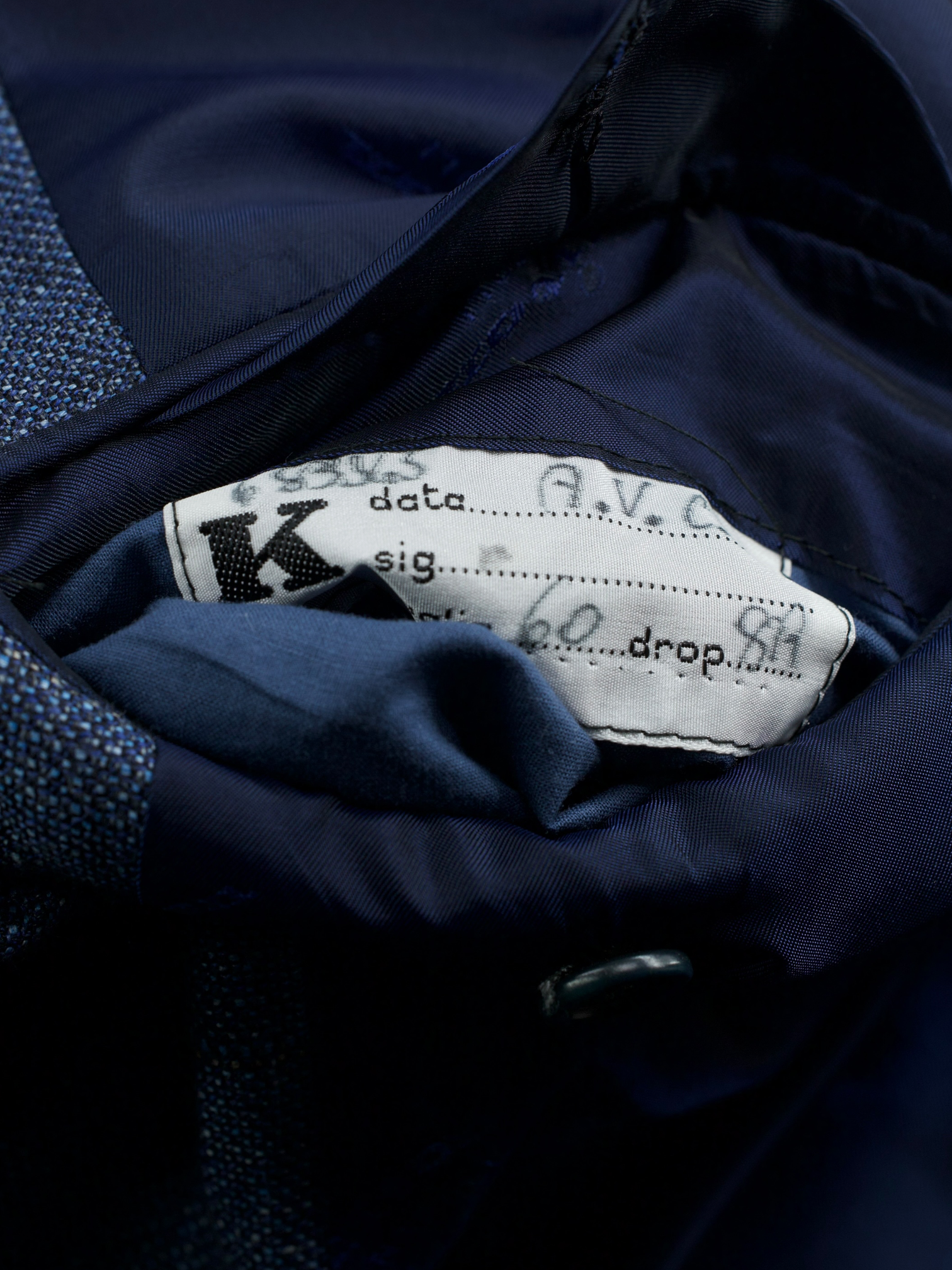 Kiton Blue & Light Brown Linen, Cashmere & Silk Windowpane Jacket