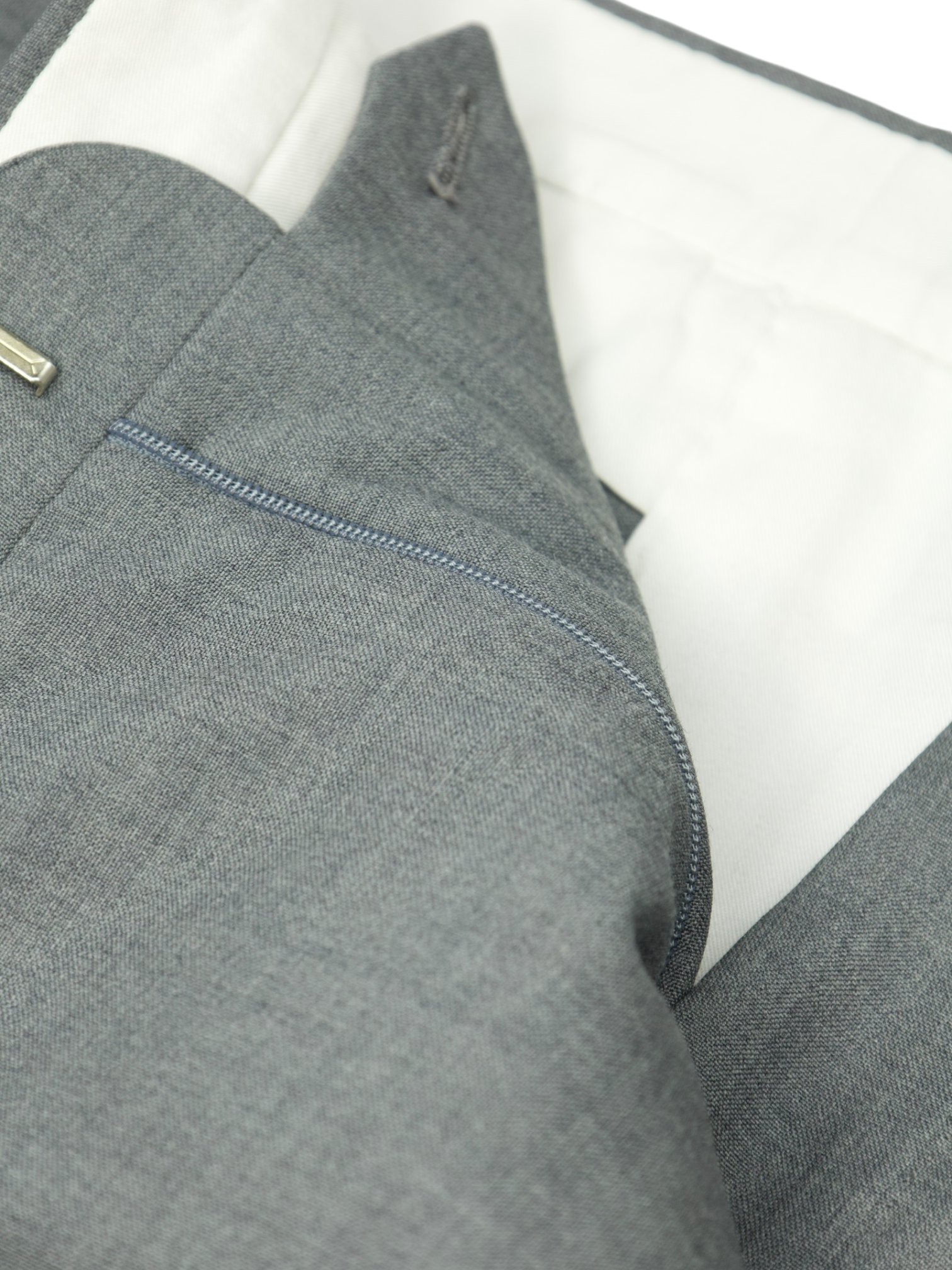 Cesare Attolini Grey Super 150's Sartorial Trousers