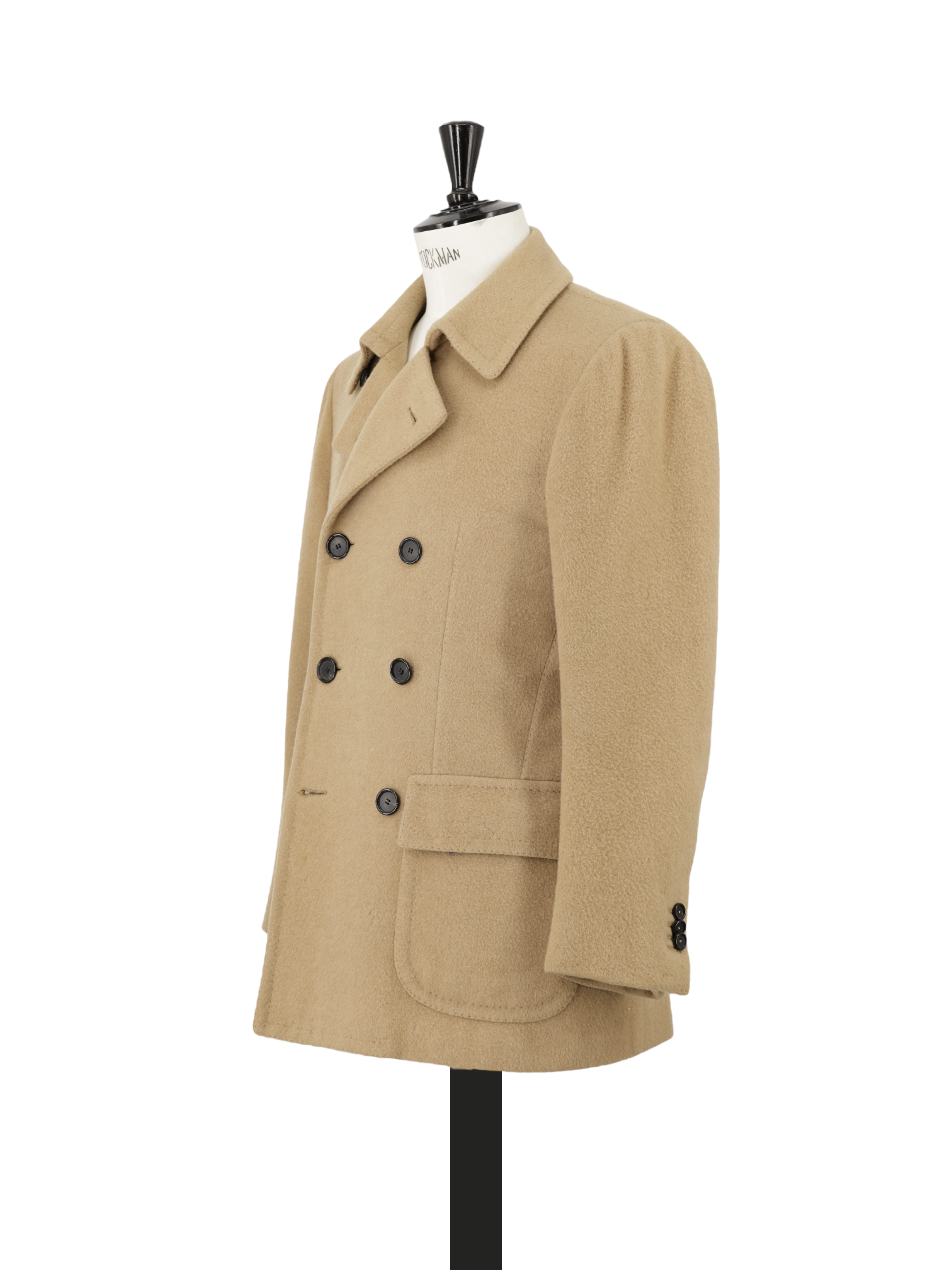 Cesare Attolini Brown Pure Camel Sartorial Peacoat
