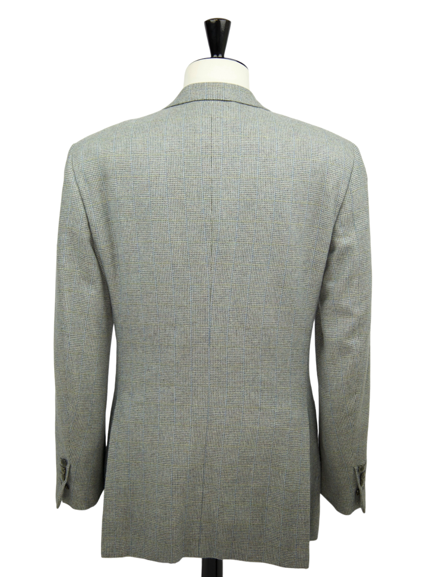 Brioni Grey Cashmere Glenplaid Nomentano Jacket