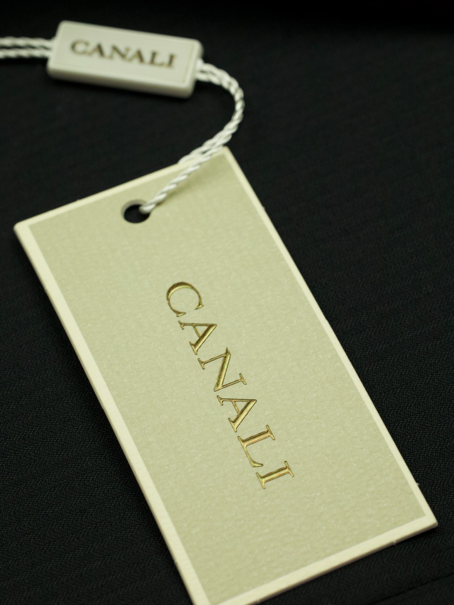 Canali Black & Grey Fine-Wool Traditional Micro-Herringbone Morning Suit