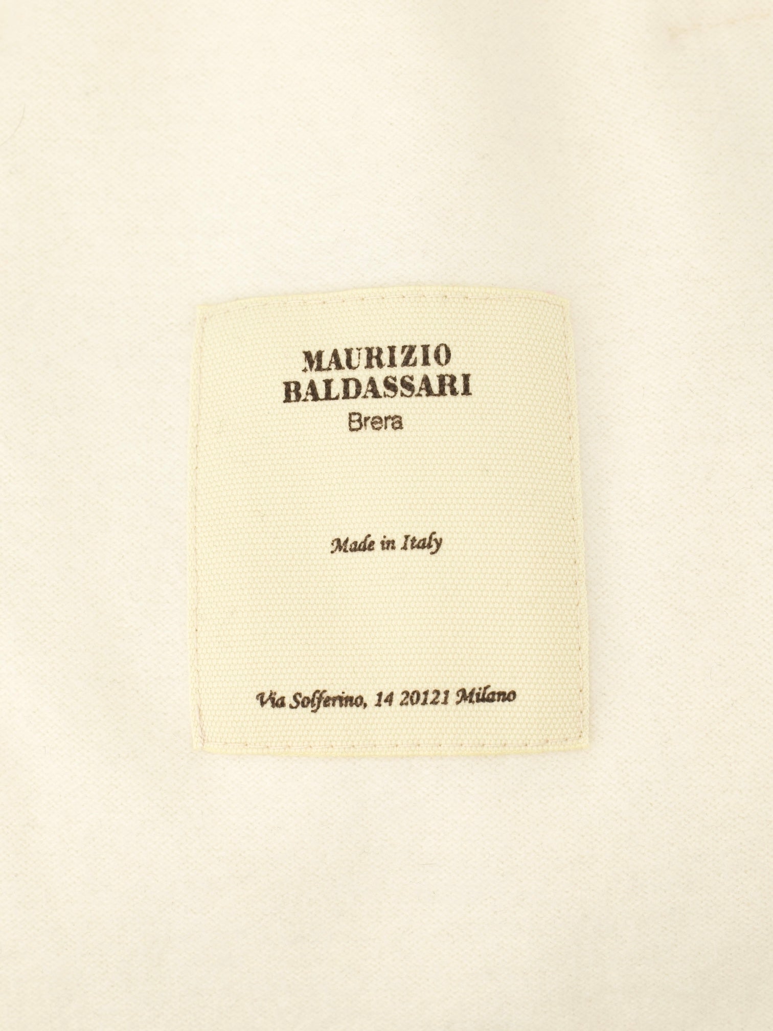 Maurizio Baldassari Creme Pure Cashmere Felt Solferino Overshirt