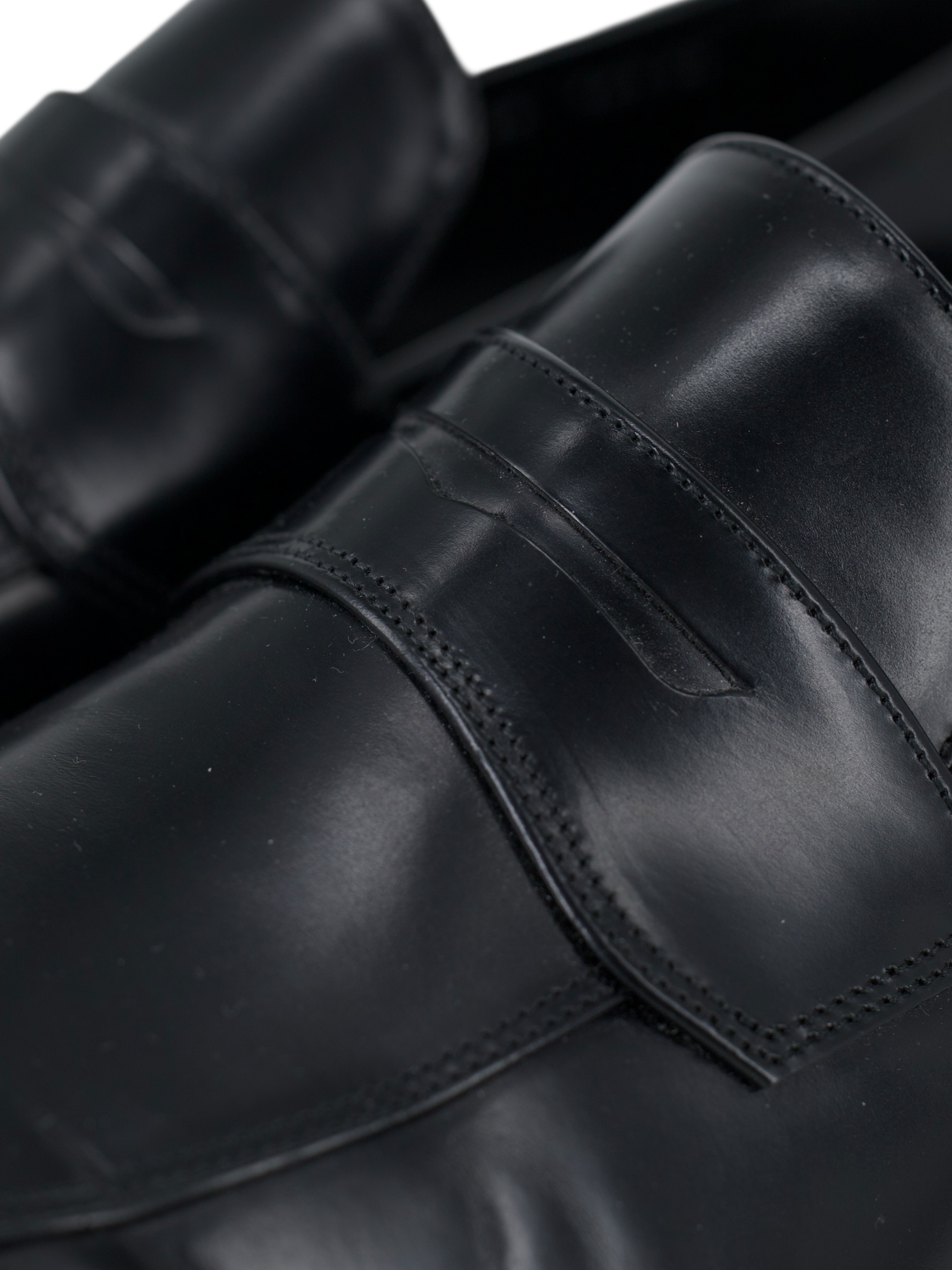 Salvatore Ferragamo Black Calfleather Penny Loafer