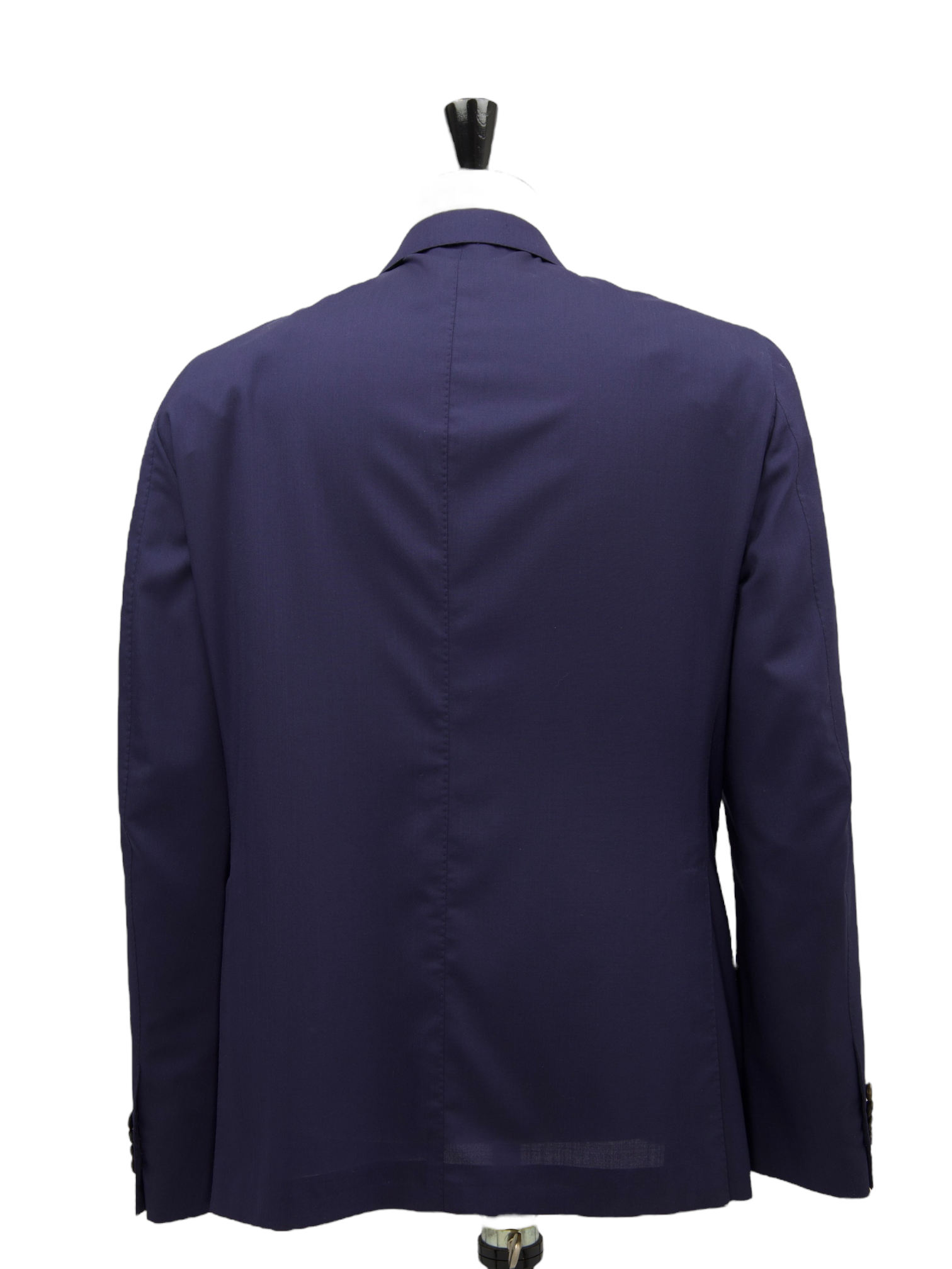 Caruso Navy Wool & Silk Unconstructed Aida Jacket