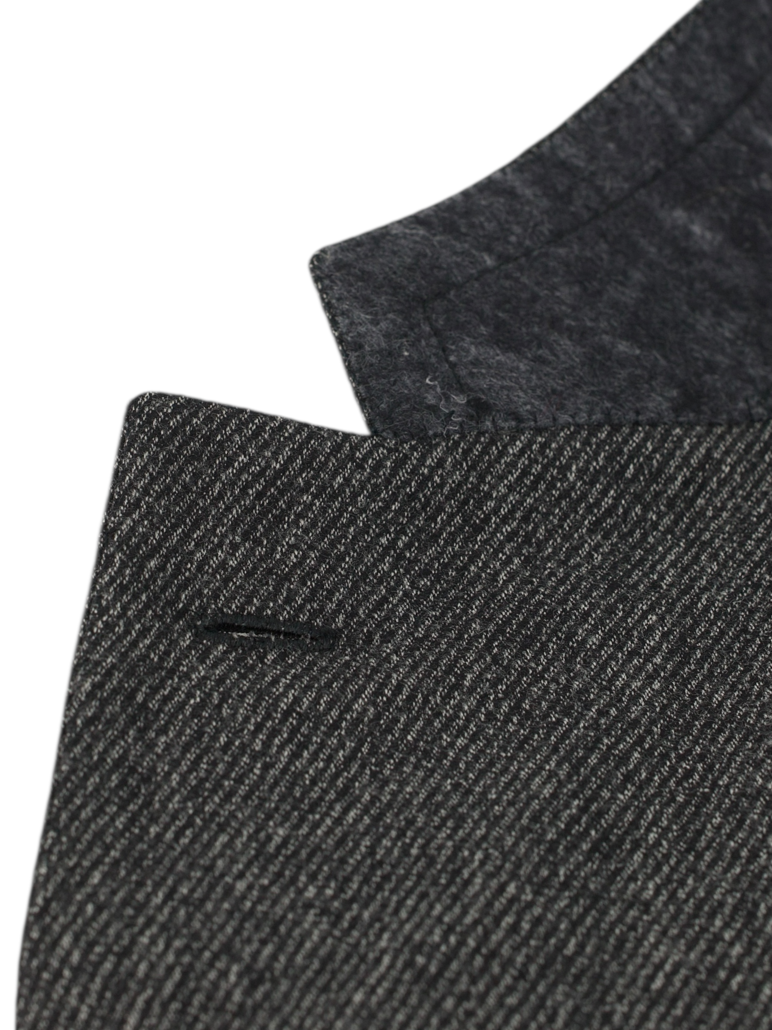 Brioni Grey Gabardine Wool "Via Venato" Twill Suit