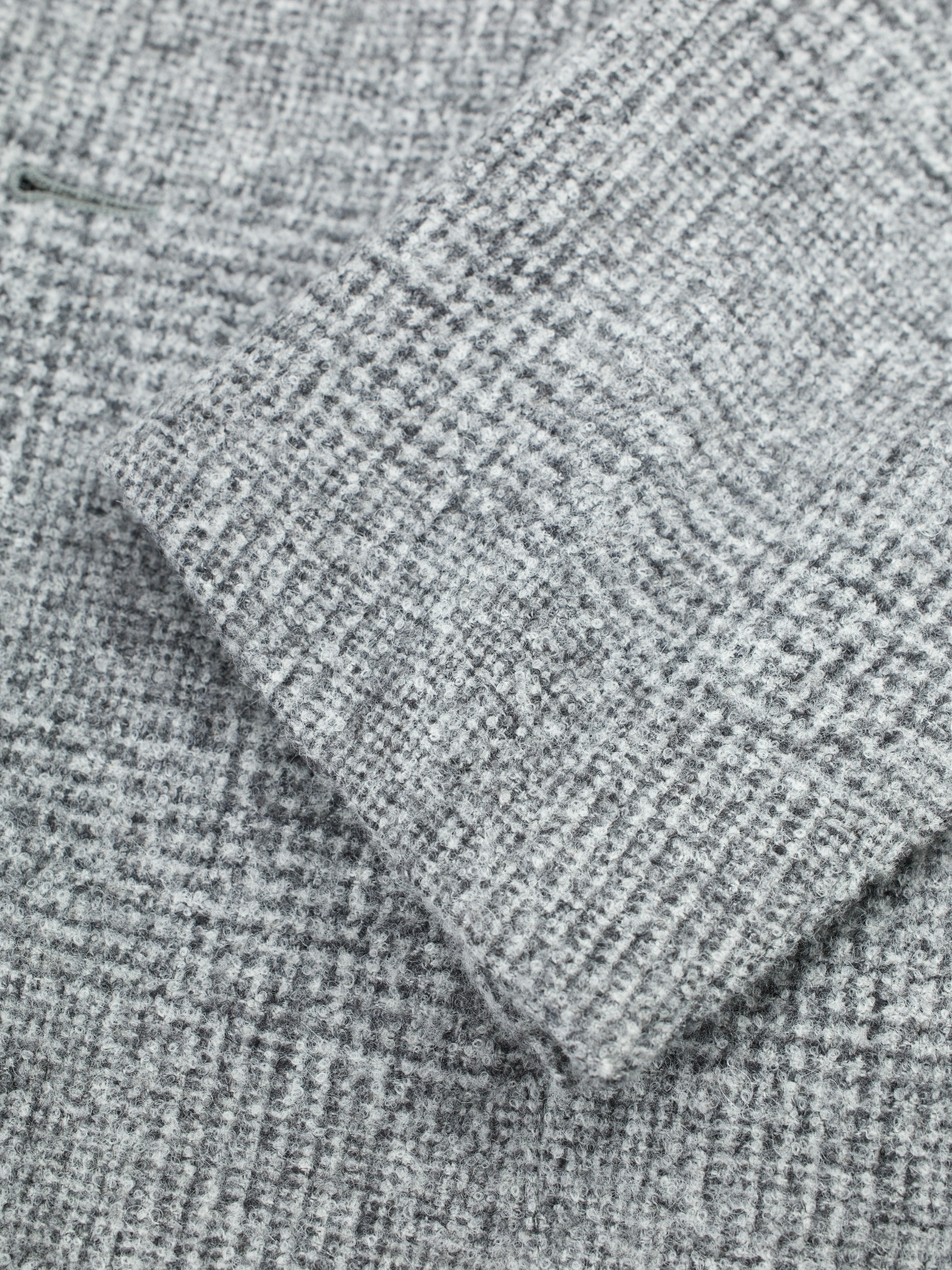 Ermenegildo Zegna Grey Alpaca, Wool, Stretch & Cashmere Checkered Vespa-Jacket