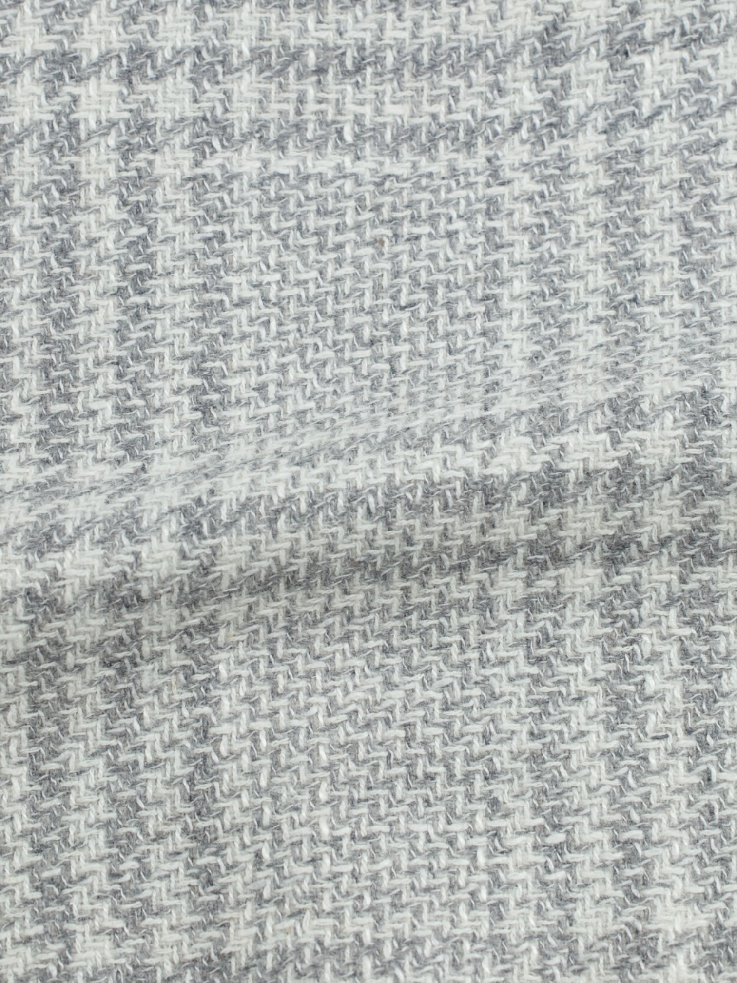 Kiton Grey Wool, Silk, Nylon & Cotton Prince of Wales Jacket