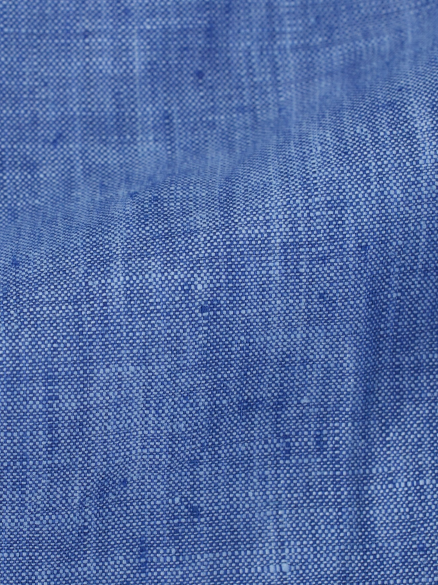 Doriani Cashmere Chambray Blue Pure Linen Melange Unconstructed Jacket