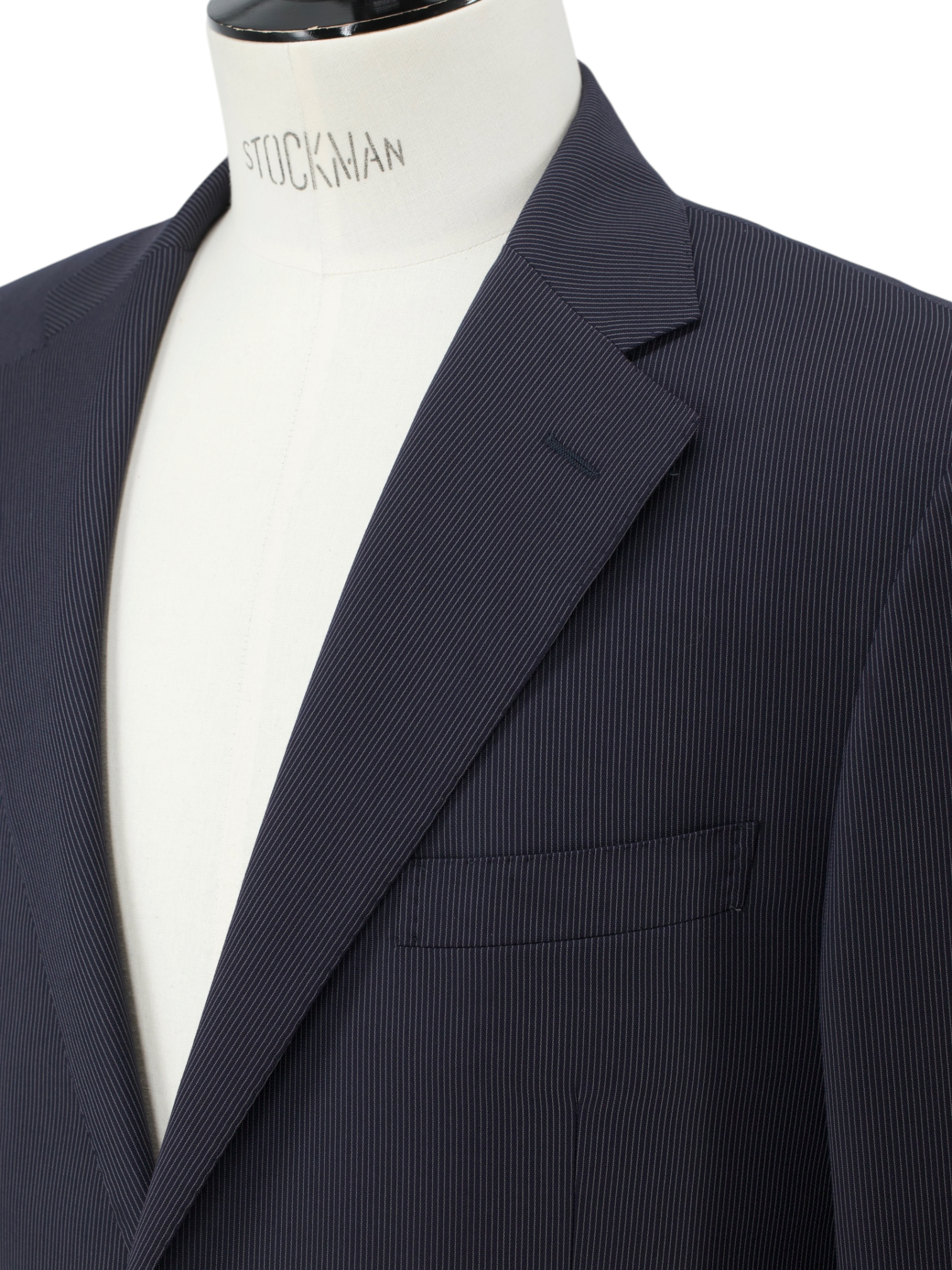 Corneliani Navy Super 110's Micro-Pinstripe Leader Suit