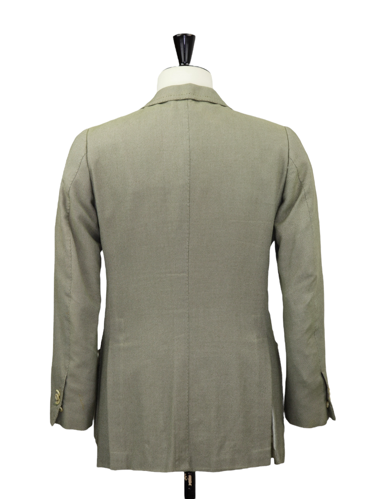 Cesare Attolini Muted Green Soft-Cotton Twill Jacket