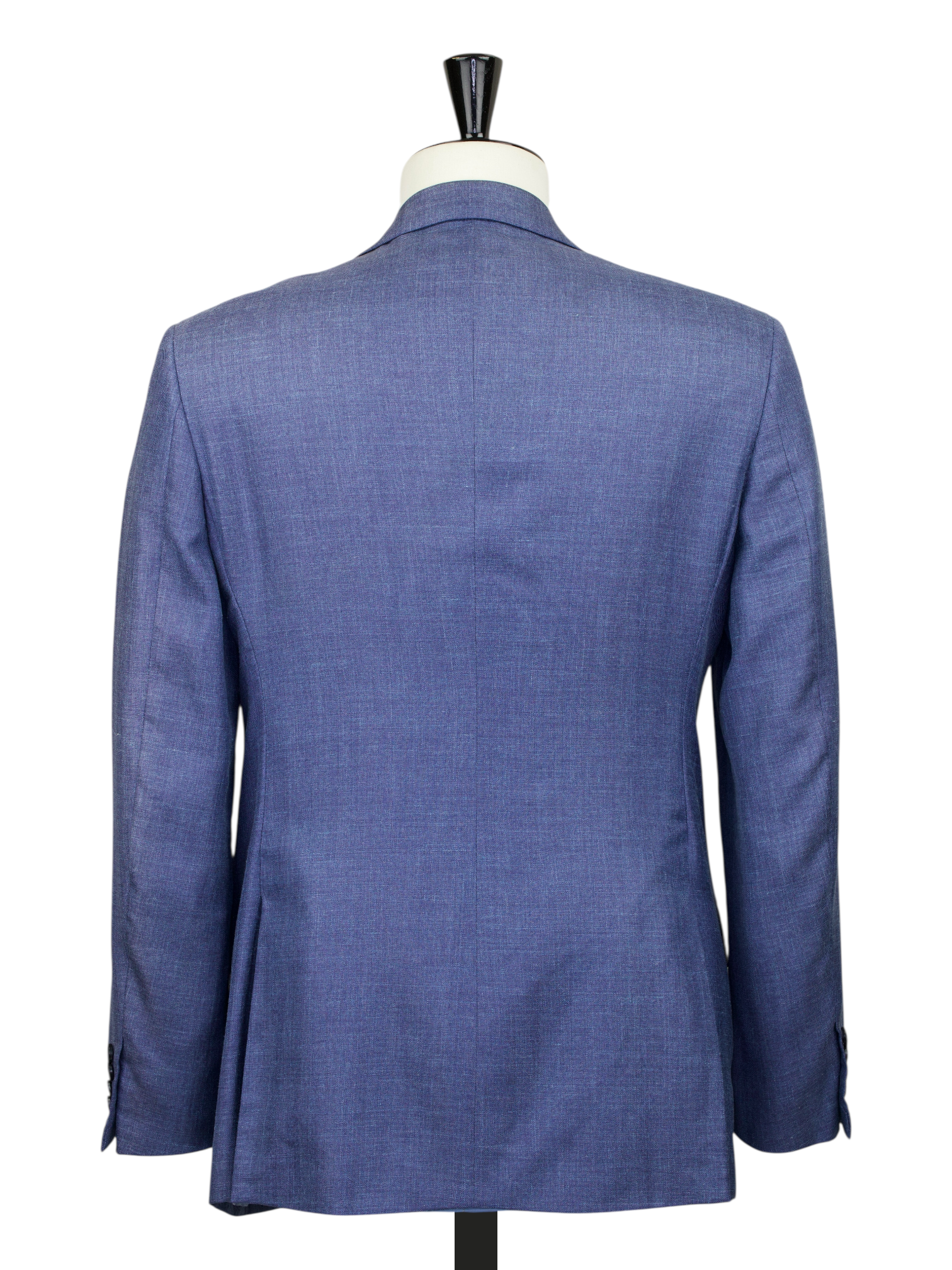 Brioni Light Blue Cashmere, Silk & Linen Herringbone Jacket