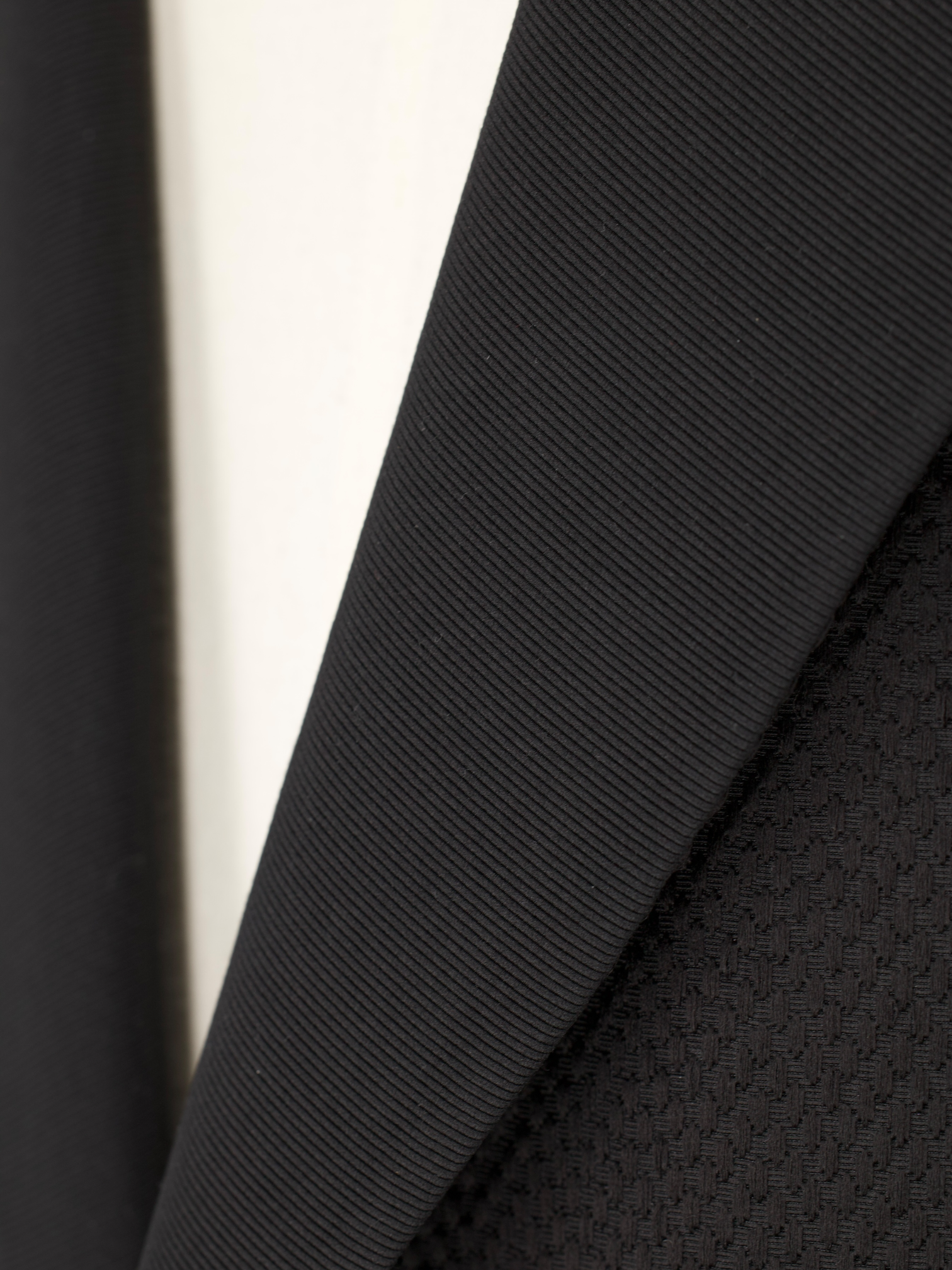 Tom Ford Black Cotton & Silk Blend Micro-Structure Smoking Jacket
