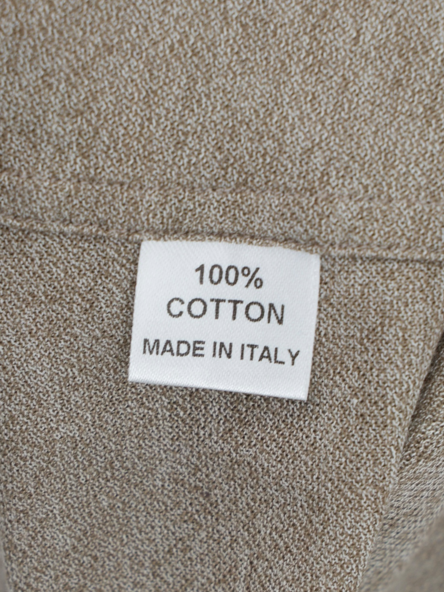 Fray Brown Cotton Piqué-Knitted "Gabriel" Shirt