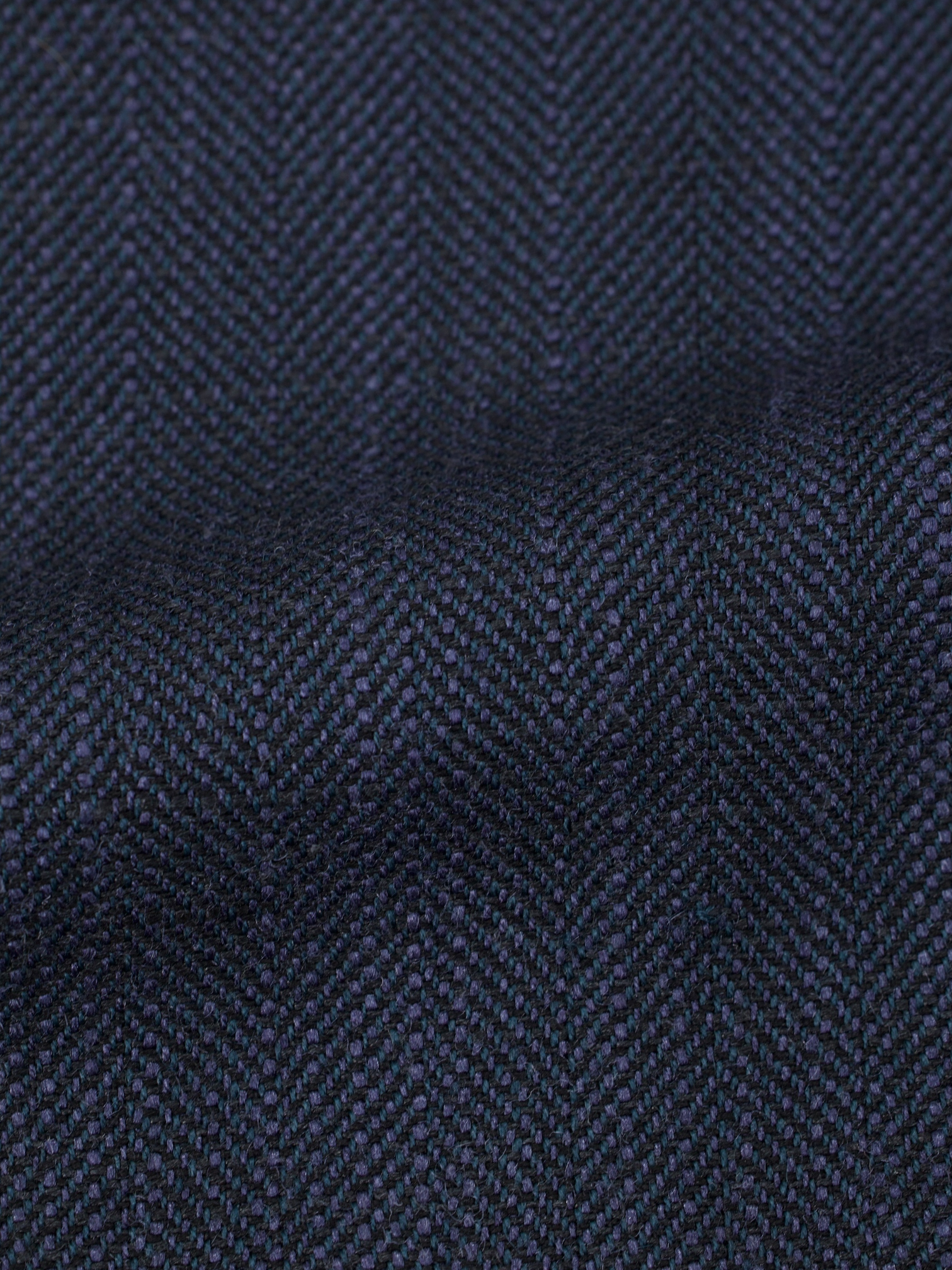 Tom Ford Blue Silk & Mohair Herringbone Spencer Jacket