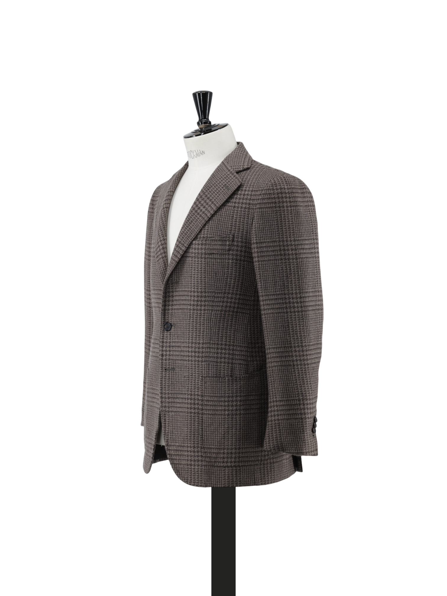 Cesare Attolini Warm Taupe Pure Plushy-Cashmere Prince of Wales Jacket