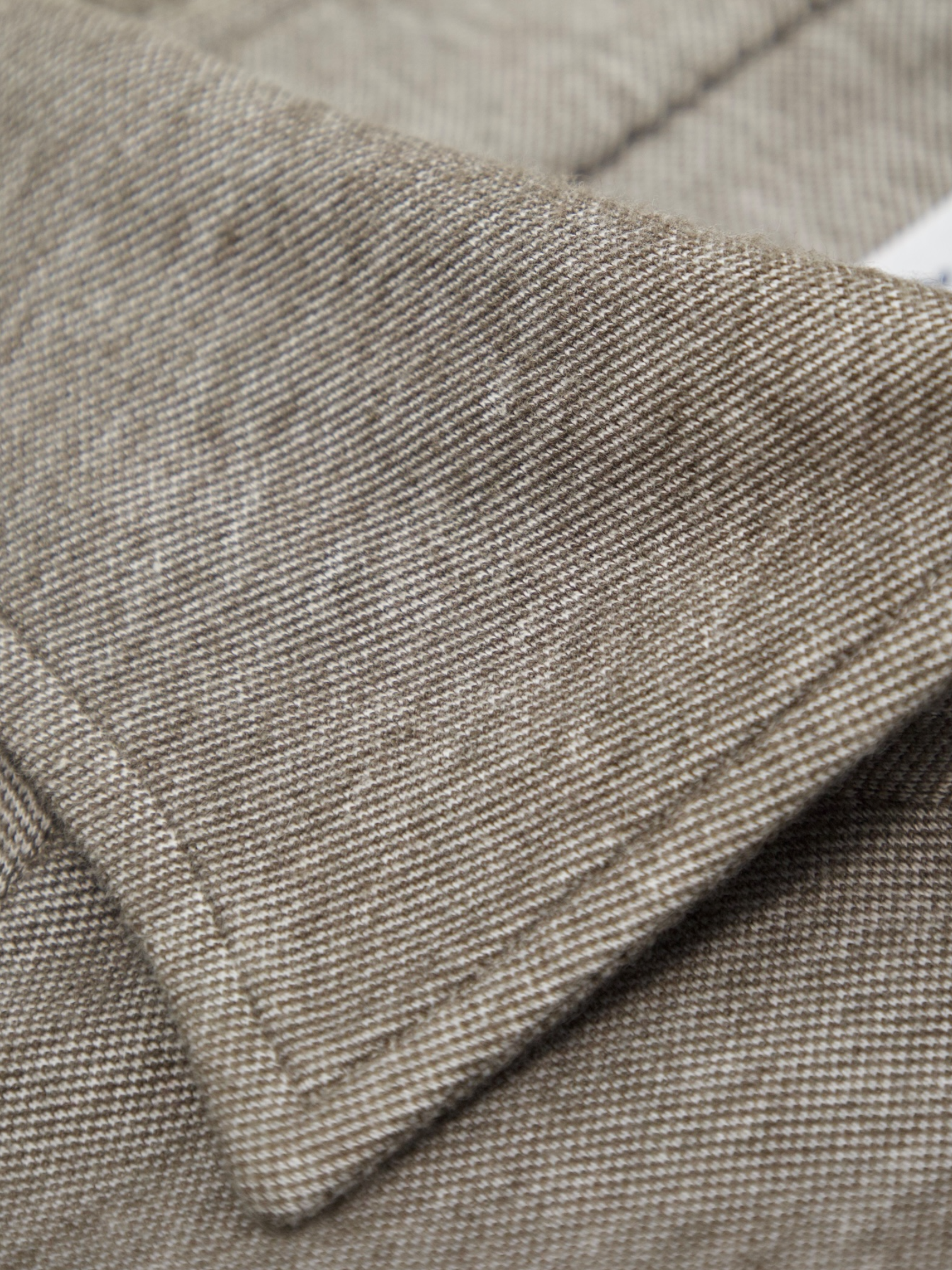 Cesare Attolini Taupe Heavy-Cotton Pique Shirt