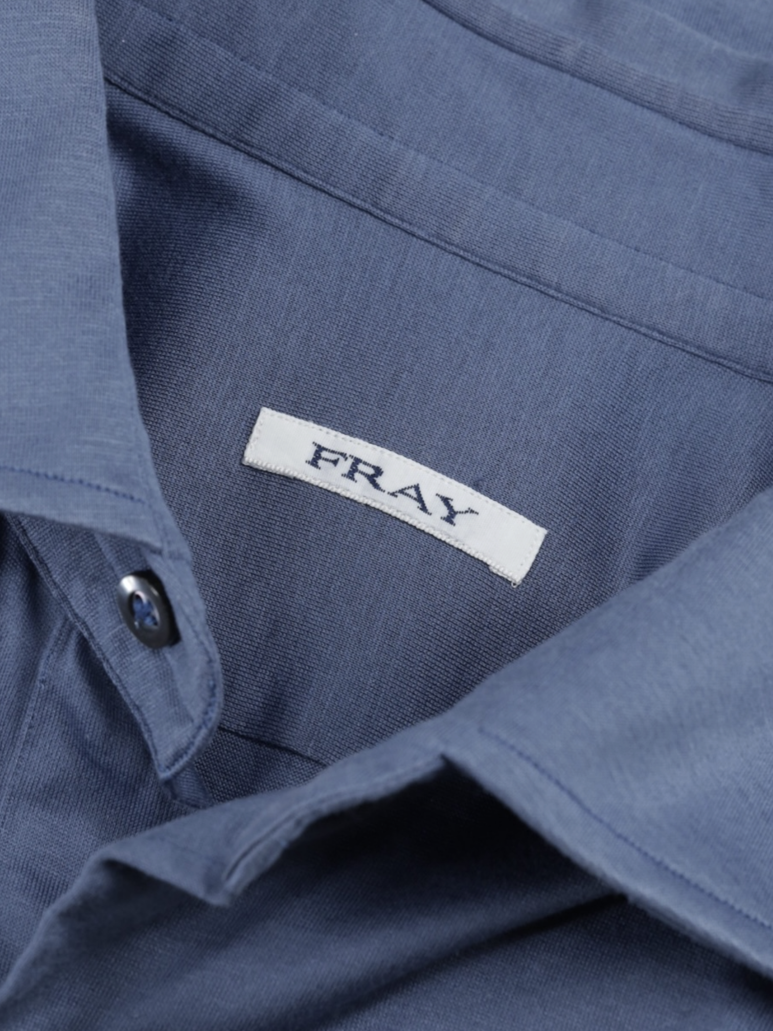 Fray Celestial Blue Mercerized-Cotton Jersey "Gabriel" Shirt
