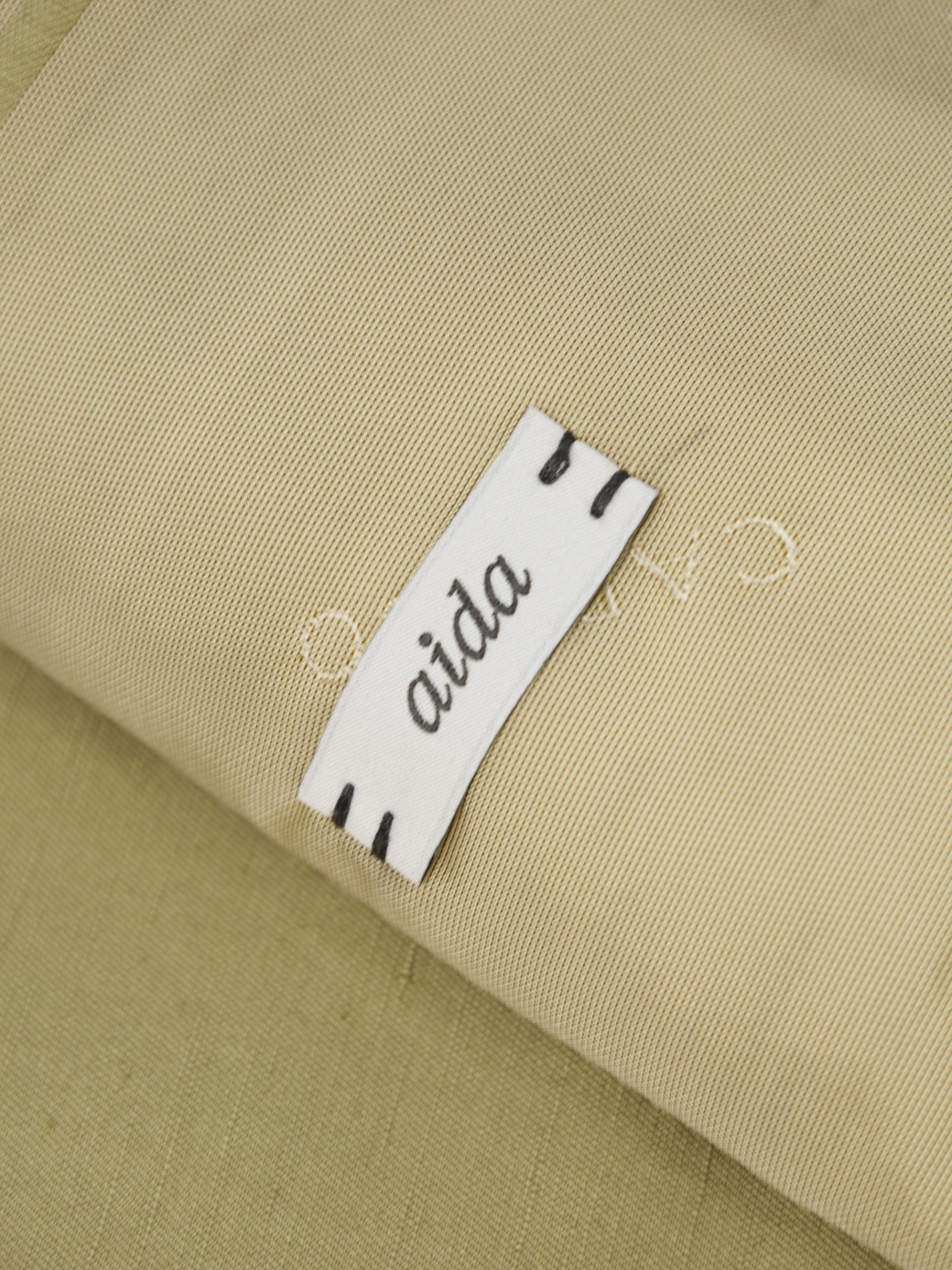 Caruso Khaki Cotton & Linen Aida Suit