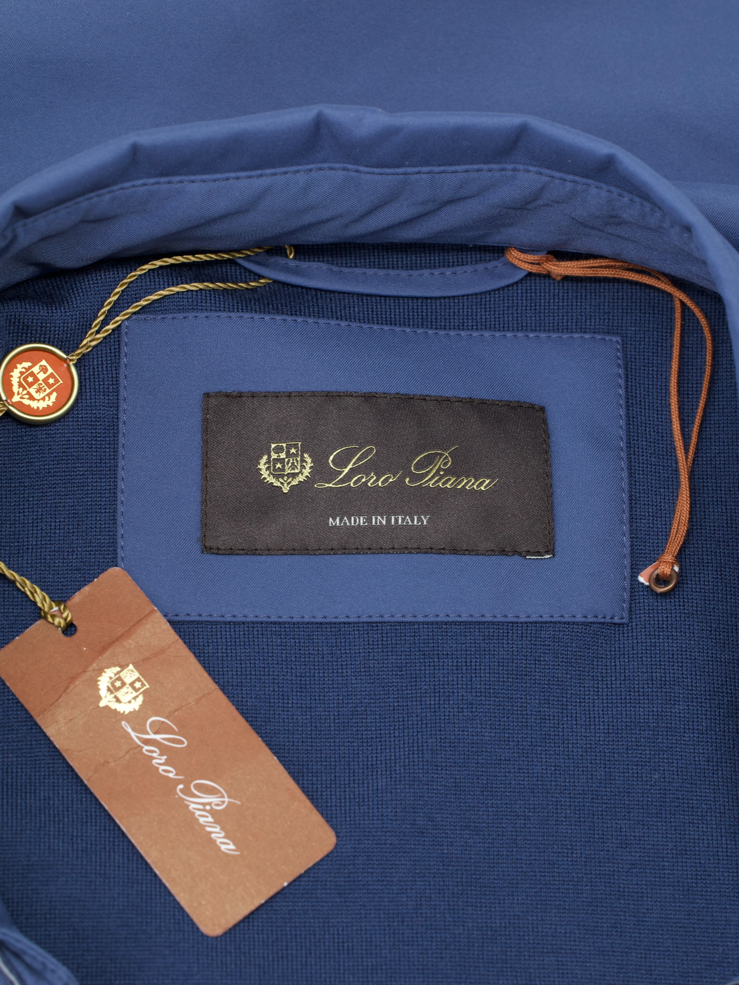 Loro Piana Steel Blue Green Storm-System Field Jacket