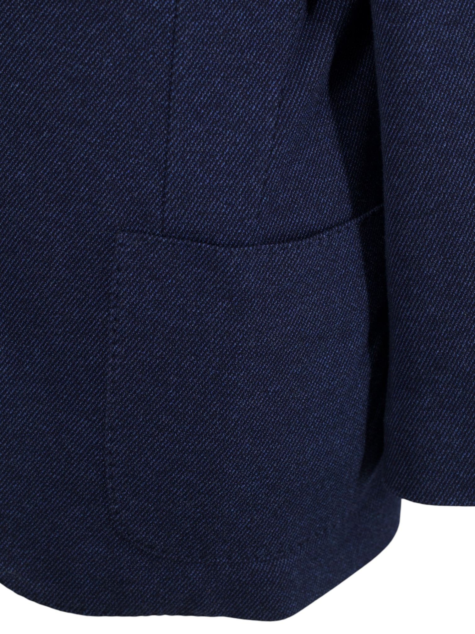Mandelli Blue Wool & Cotton "Cotton-Way" Knitted Jacket