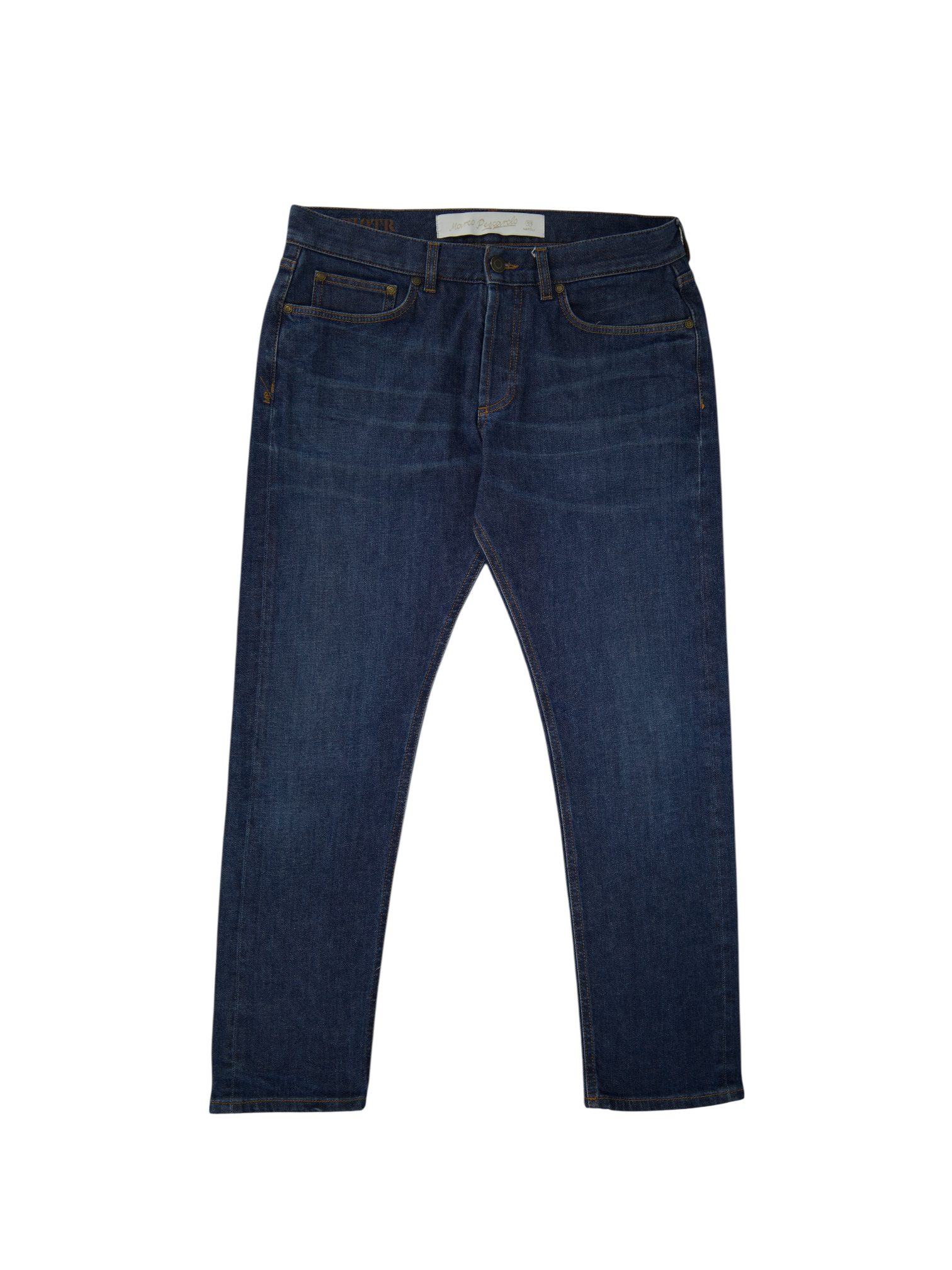 Marco Pescarolo Dark Blue Cotton Denim "Piotr" Jeans