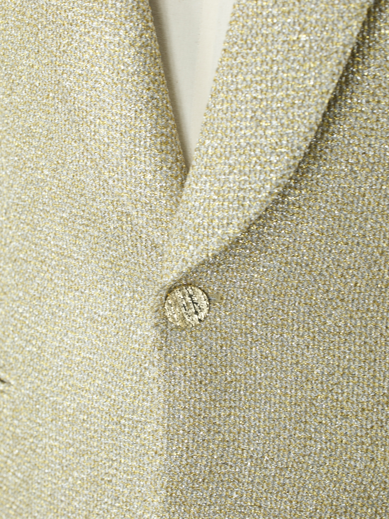 Lardini Metallic Gold & Silver Lurex-Yarn Gala Jacket