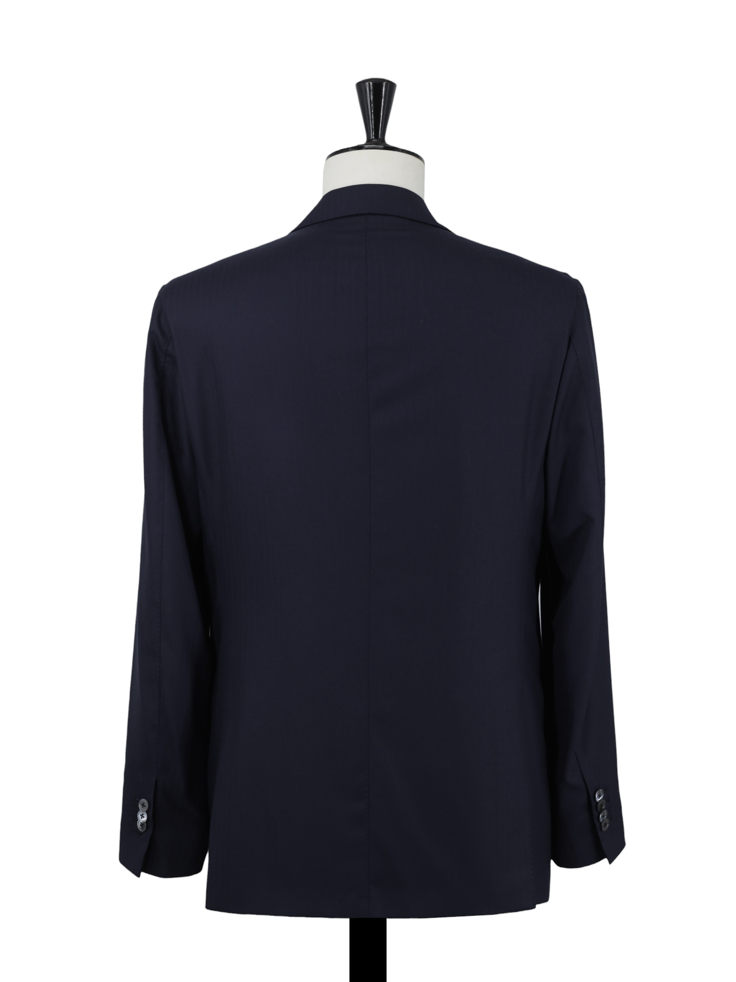 Corneliani Navy 3-Piece Super 160's Herringbone Suit