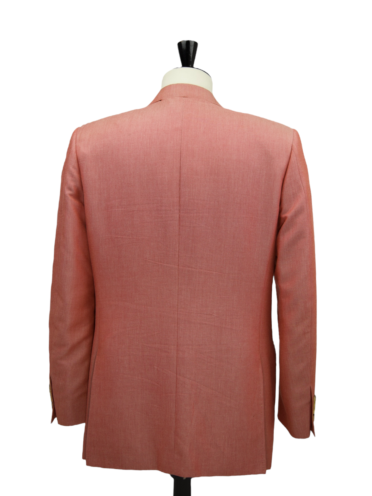 Canali Terracotta Cotton, Bamboo & Silk Pinpoint Jacket