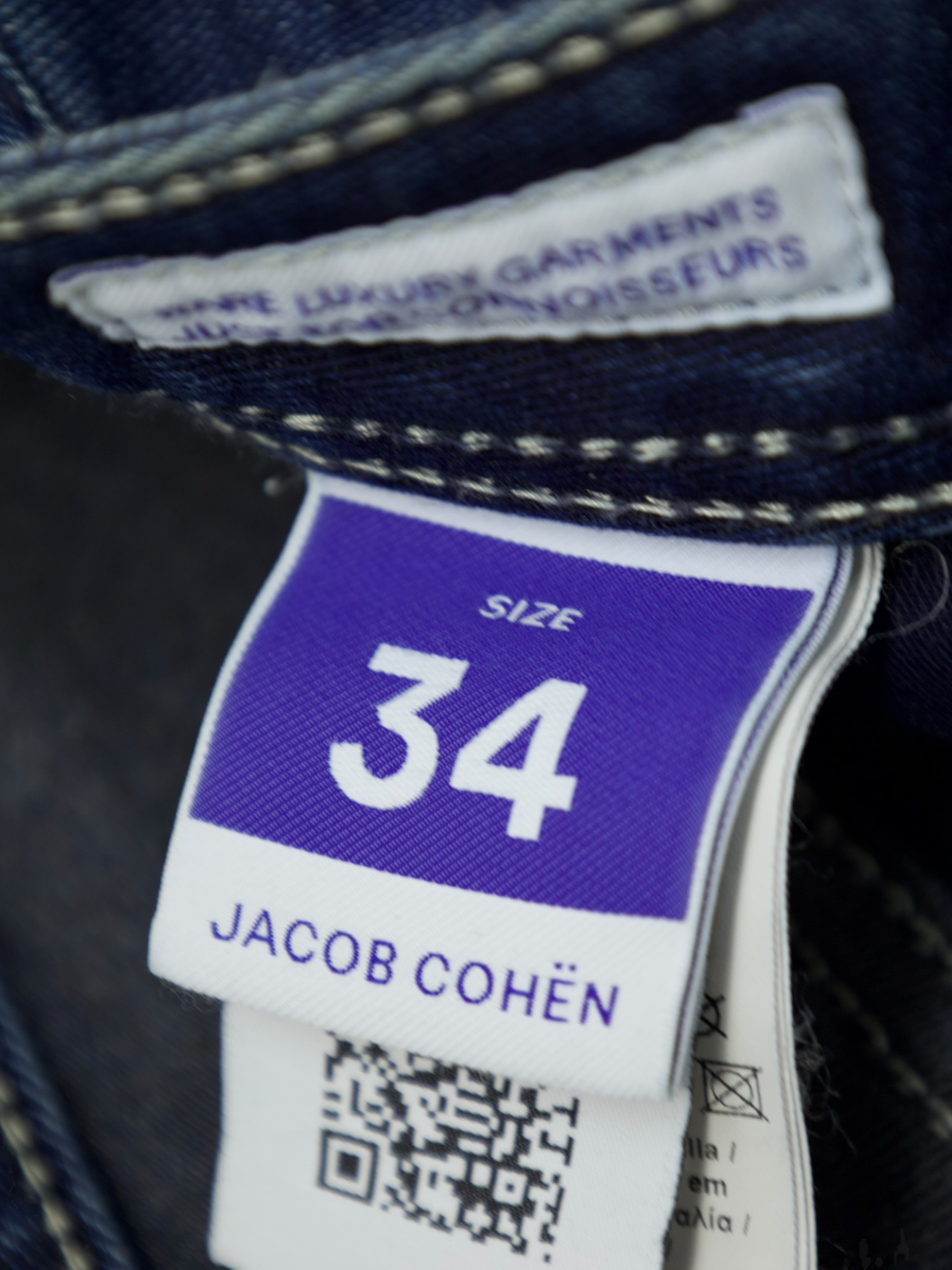 Jacob Cohen Denim Blue Cotton & Stretch Nick Jeans