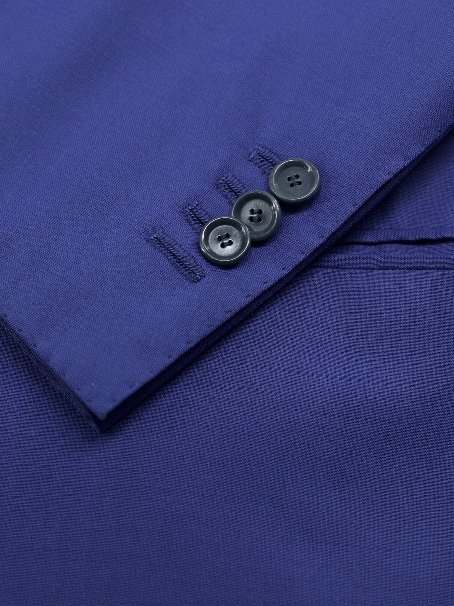Cesare Attolini Neapolitan Blue Super 150's Wool Twill Jacket