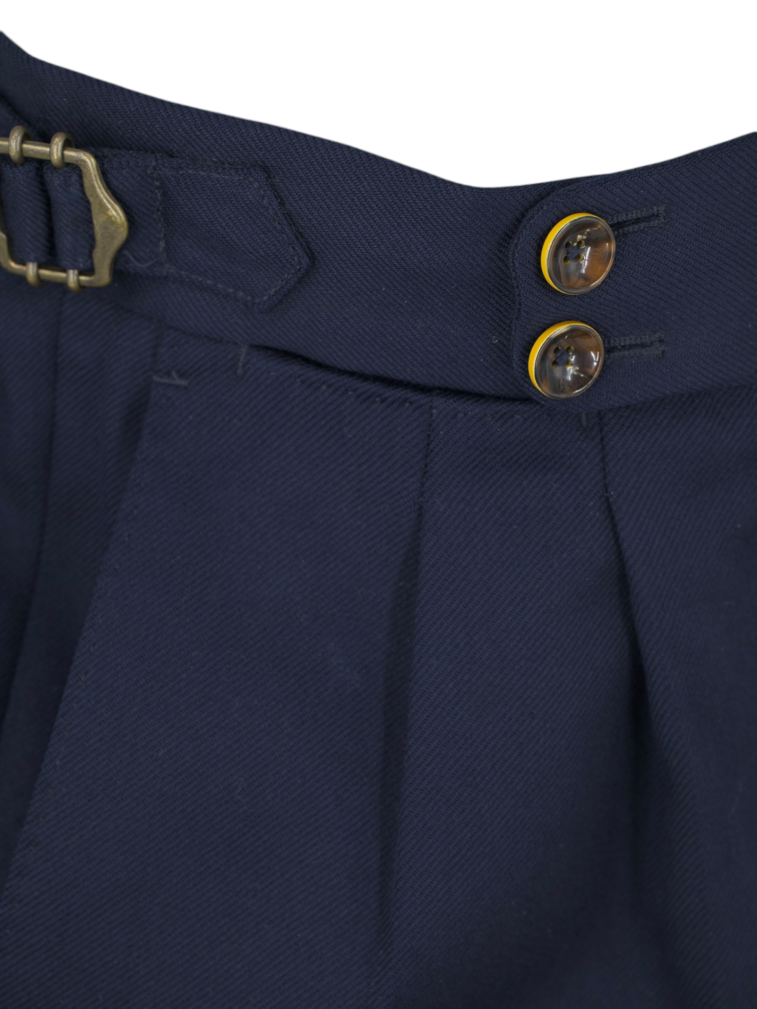 PT01 Navy Super 100's Wool Twill Sartorial "Gentleman-Fit" Trousers
