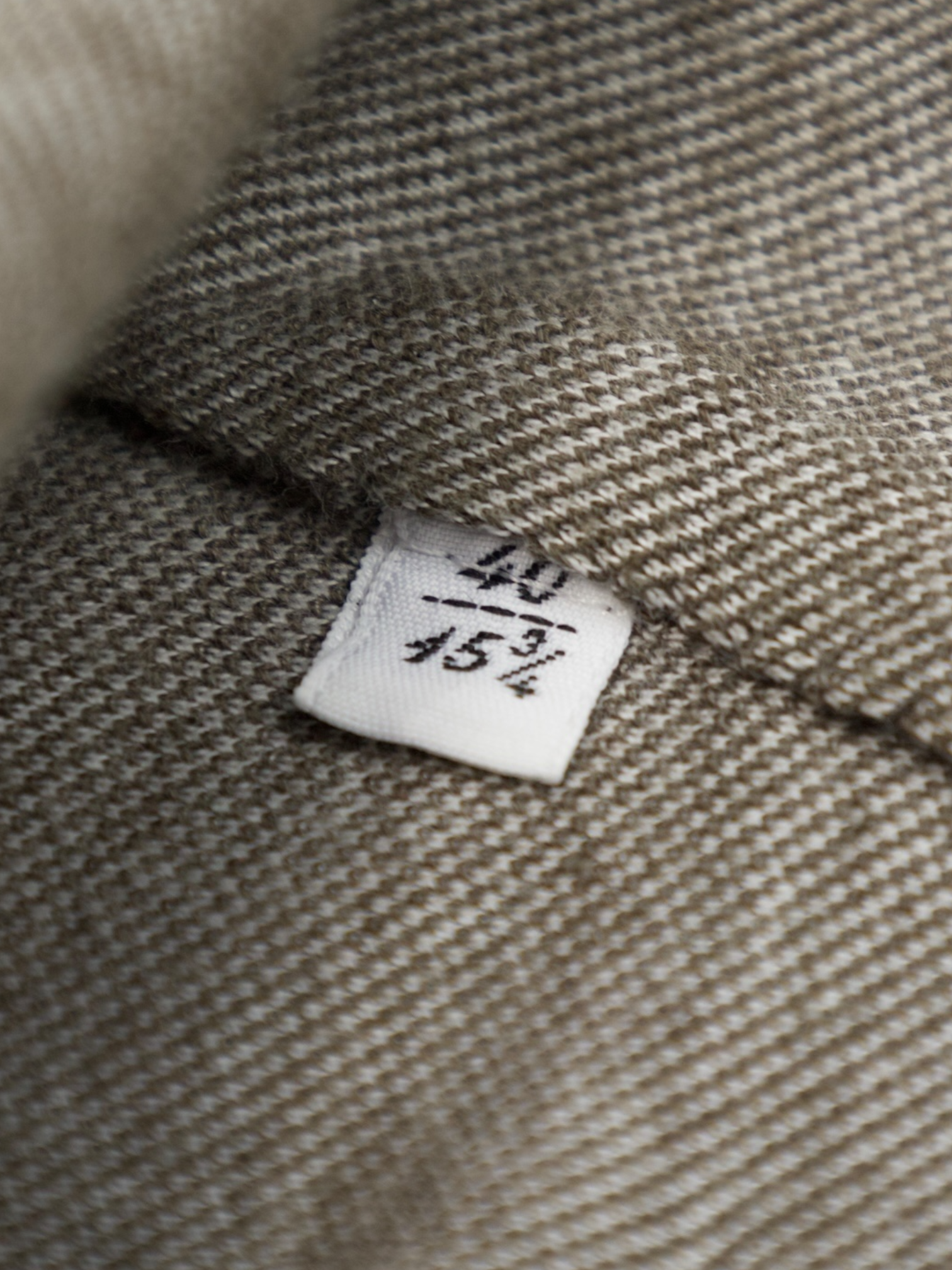 Cesare Attolini Taupe Heavy-Cotton Pique Shirt