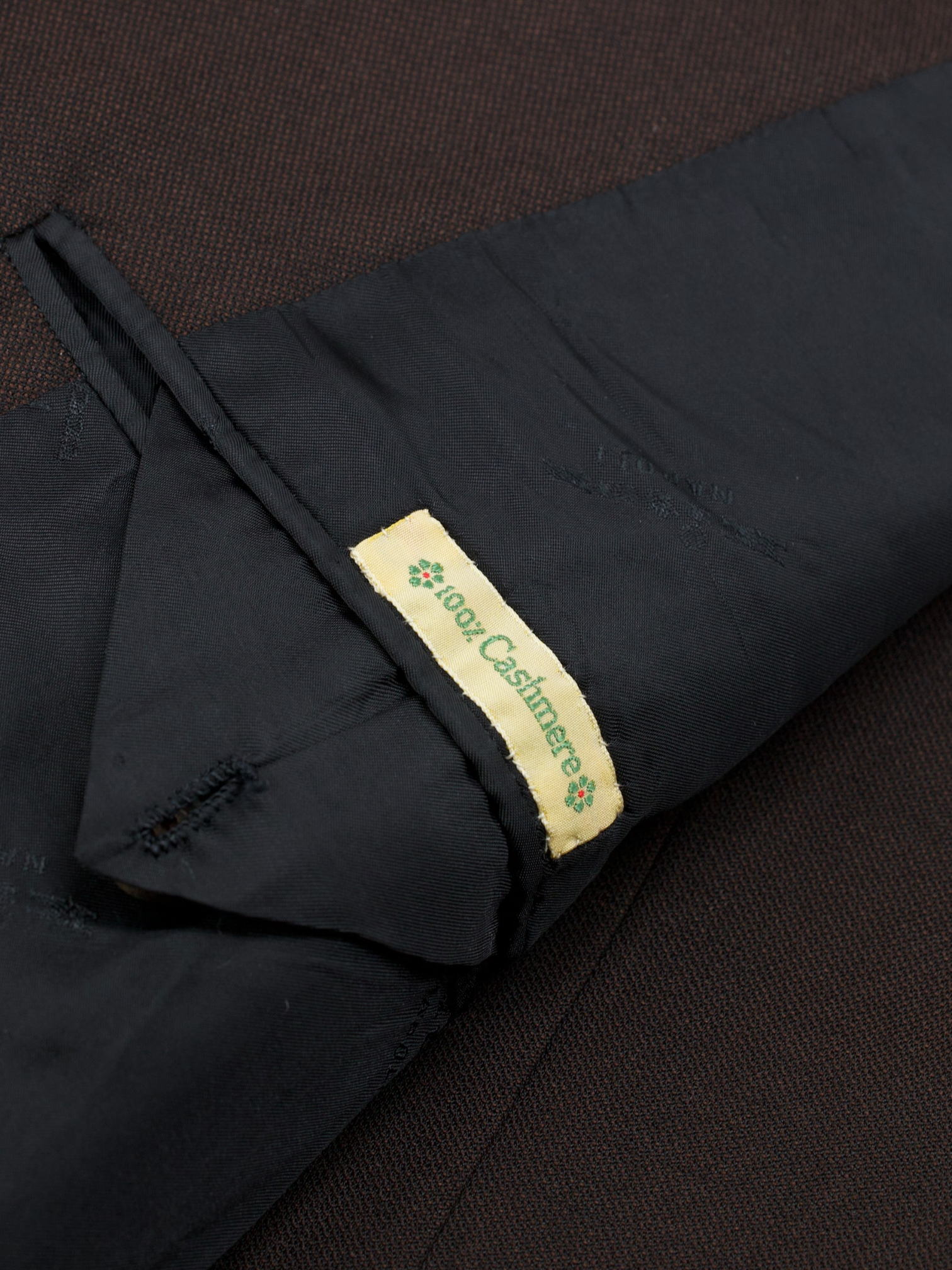 Kiton Chocolate Brown Lightweight-Cashmere Pinpoint Jacket