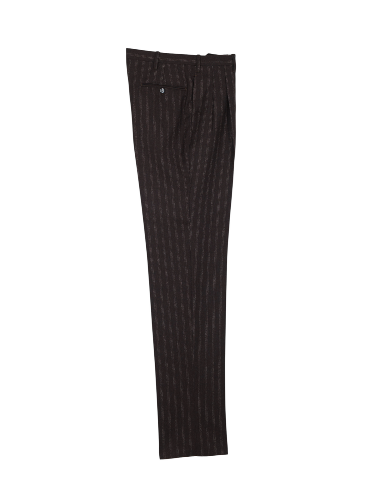 Cesare Attolini Dark Brown Wool-Flannel Vintage-Stripe Suit