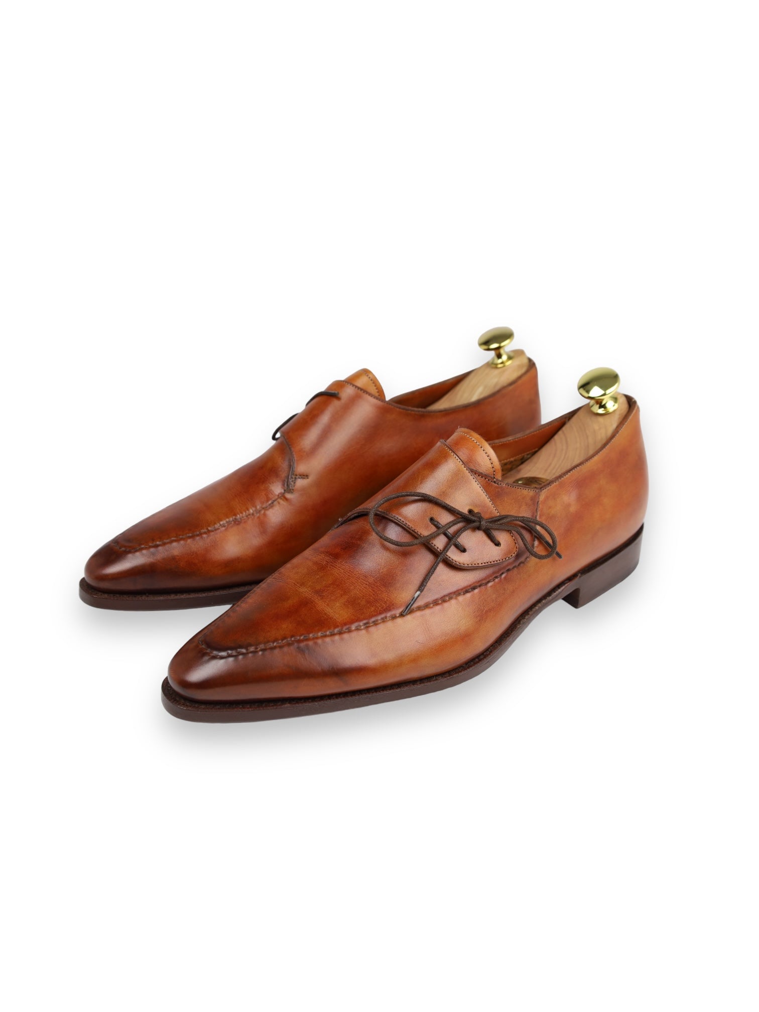 Santoni Brown Limited Edition Lace-up