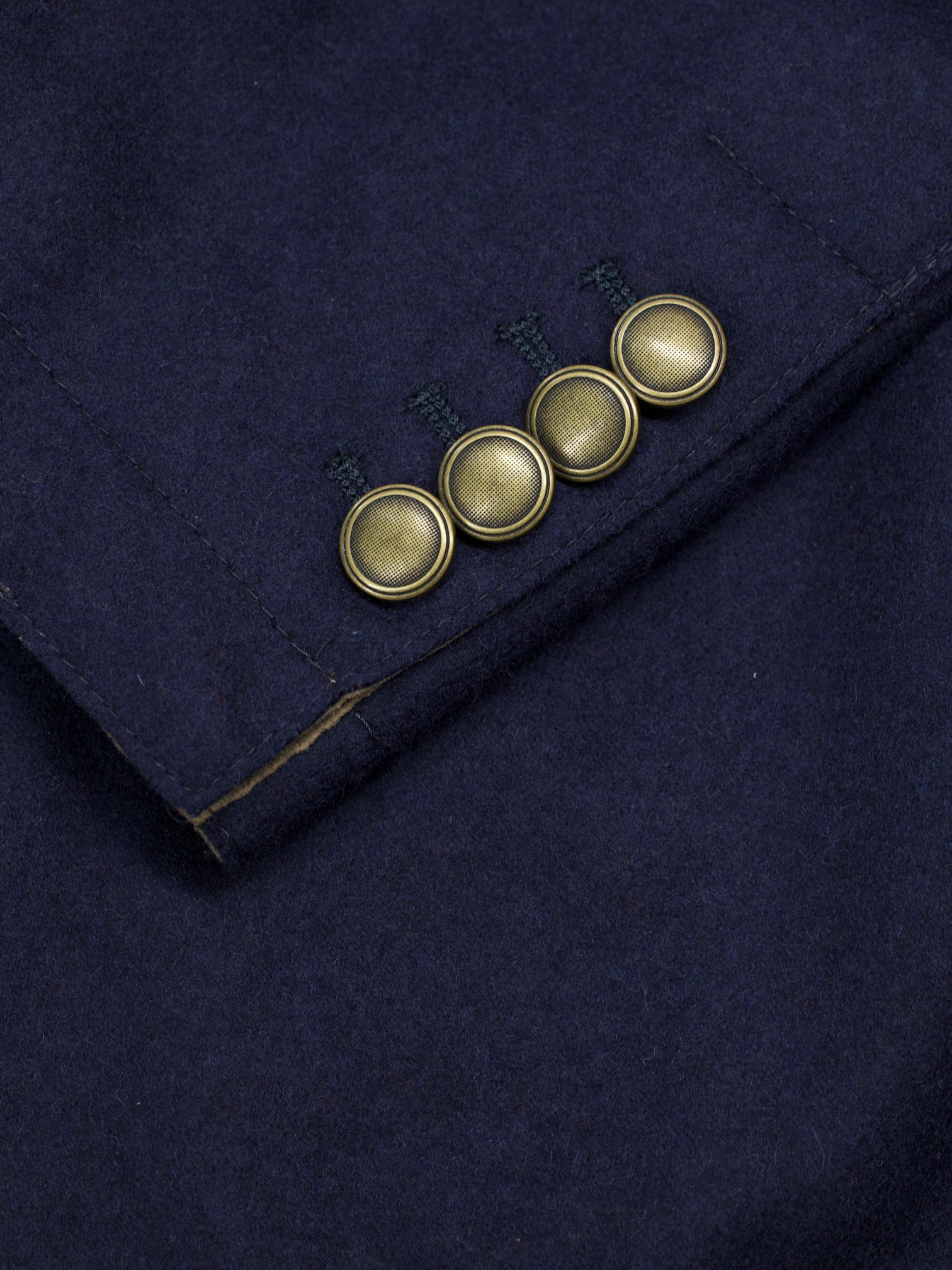 Eleventy Navy Wool-Stretch Double Breasted Unconstructed Jacket